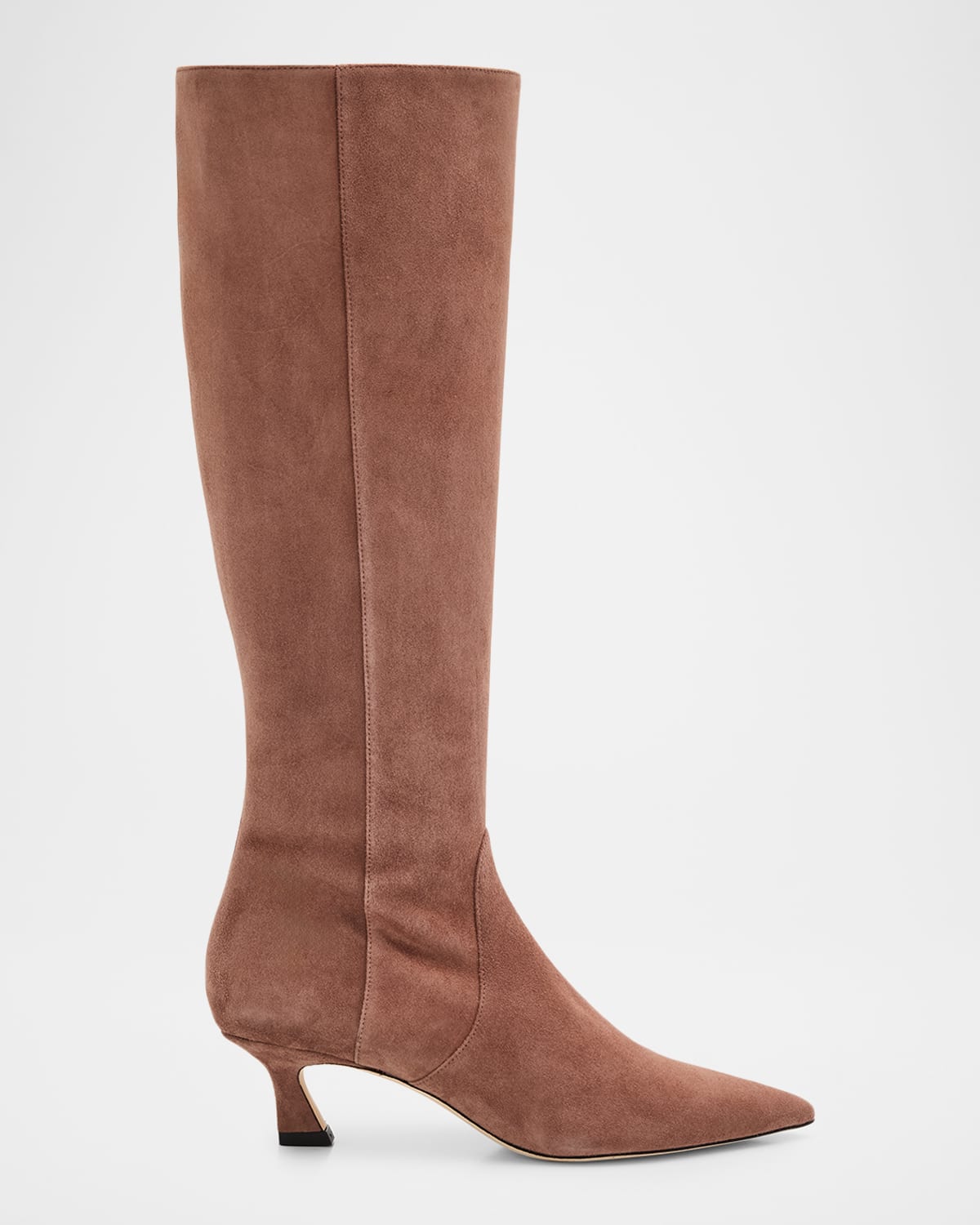 Stuart Weitzman Vinnie Suede Knee-high Boots In Brown