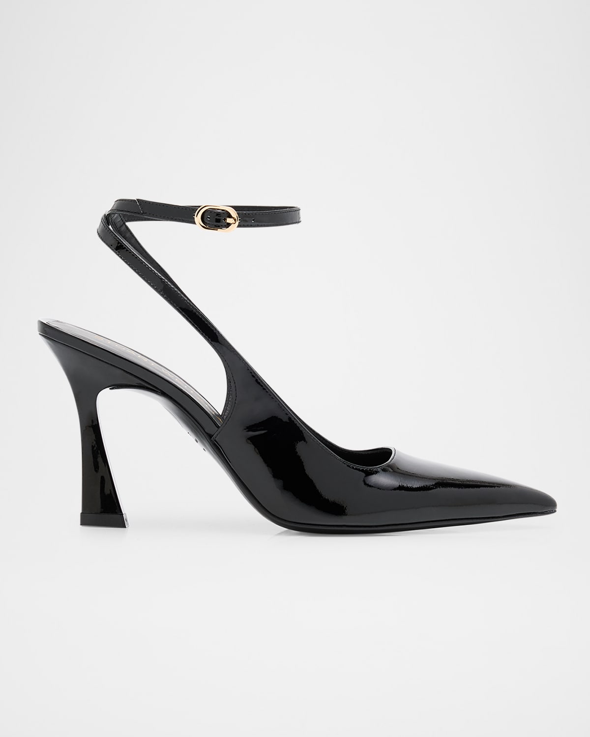 Stuart Weitzman Vinnie Patent Leather Ankle-strap Pumps In Multi