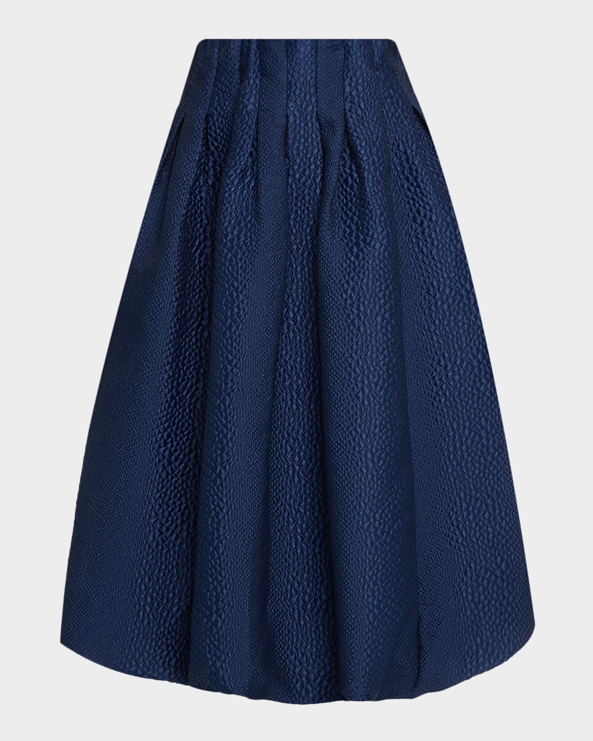 Sea Fayetta Embossed Bubble Skirt In Blue