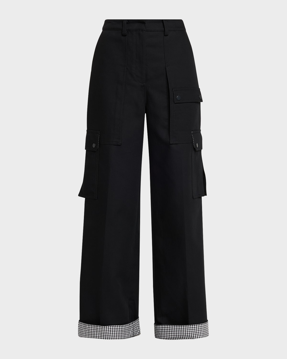 3.1 Phillip Lim Utility Cargo Pants With Contrast Cuffs In Multi