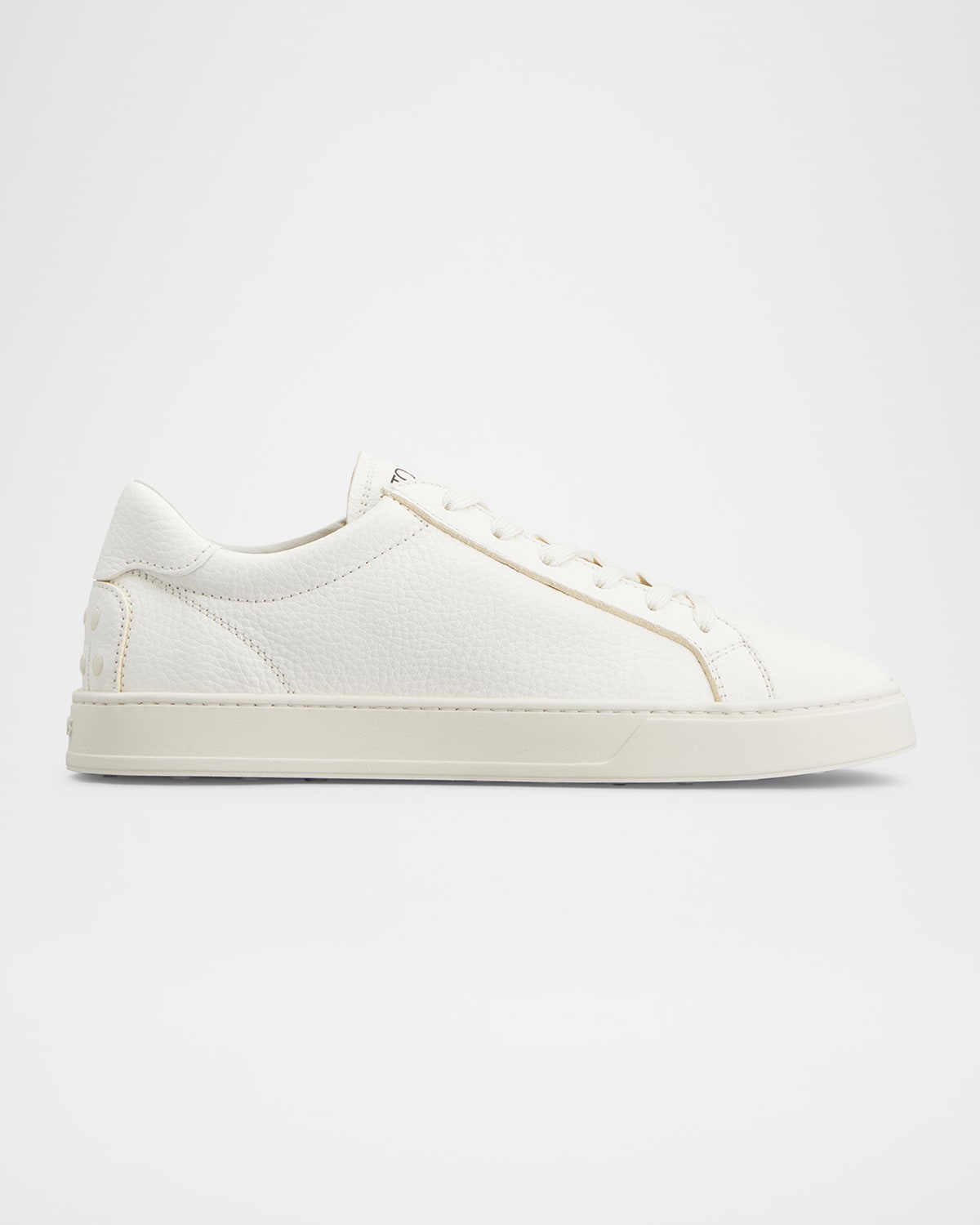 Tod 's Men 's Grainy Leather Logo Low-Top Sneakers