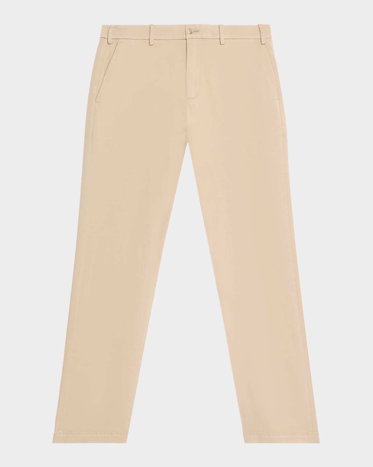 Men's Flat Front Trousers in Signature Sateen