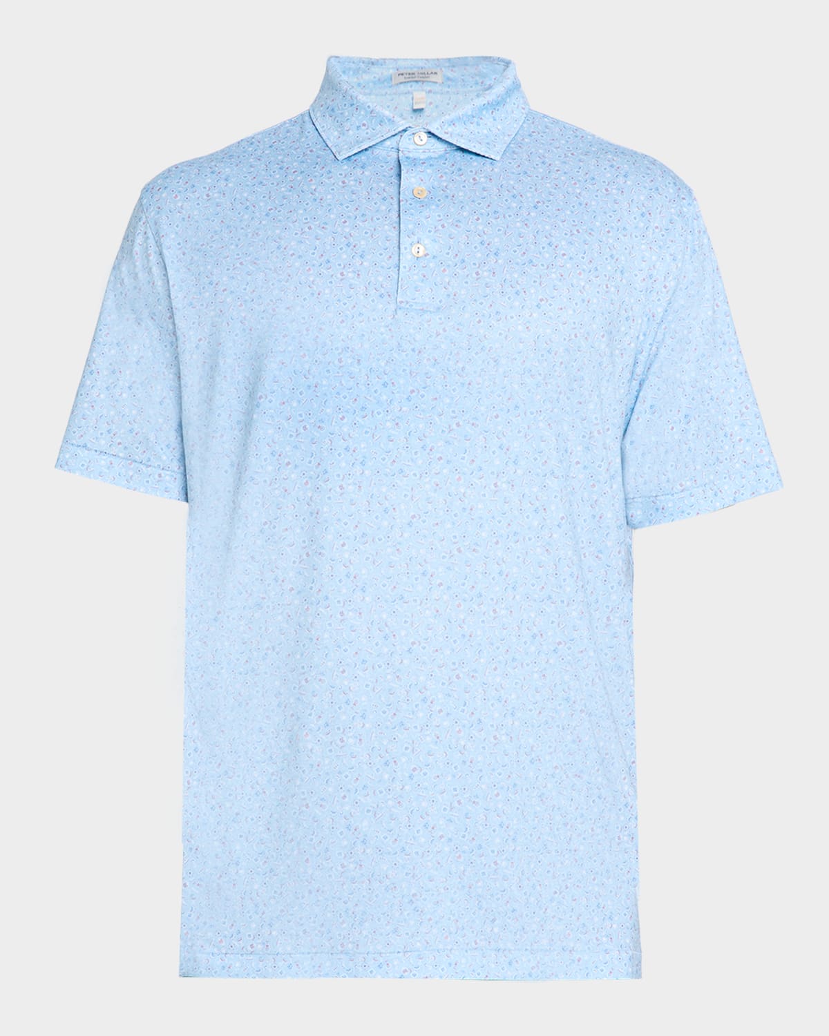 Peter Millar Men 's Day Of The Dead Performance Jersey Polo