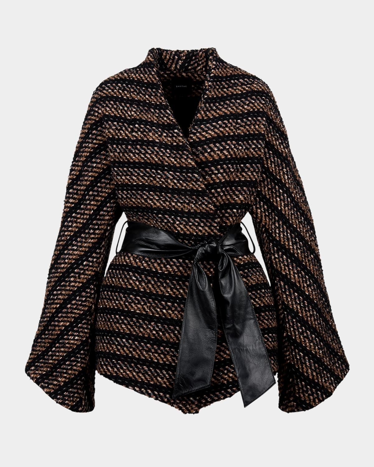 Smythe Belted Wrap Jacket In Multi