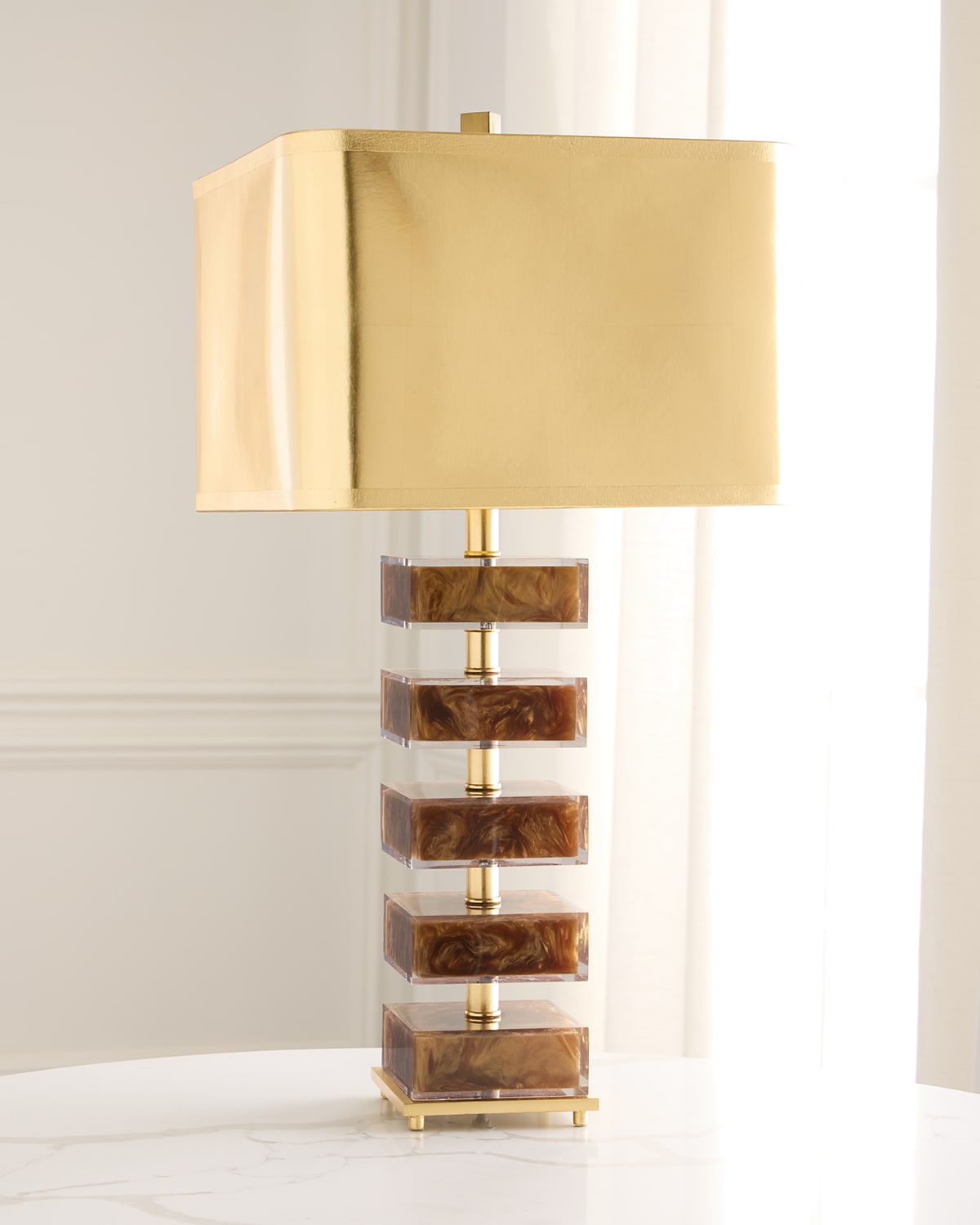 Couture Lamps Lumiere 31" Table Lamp In Brown