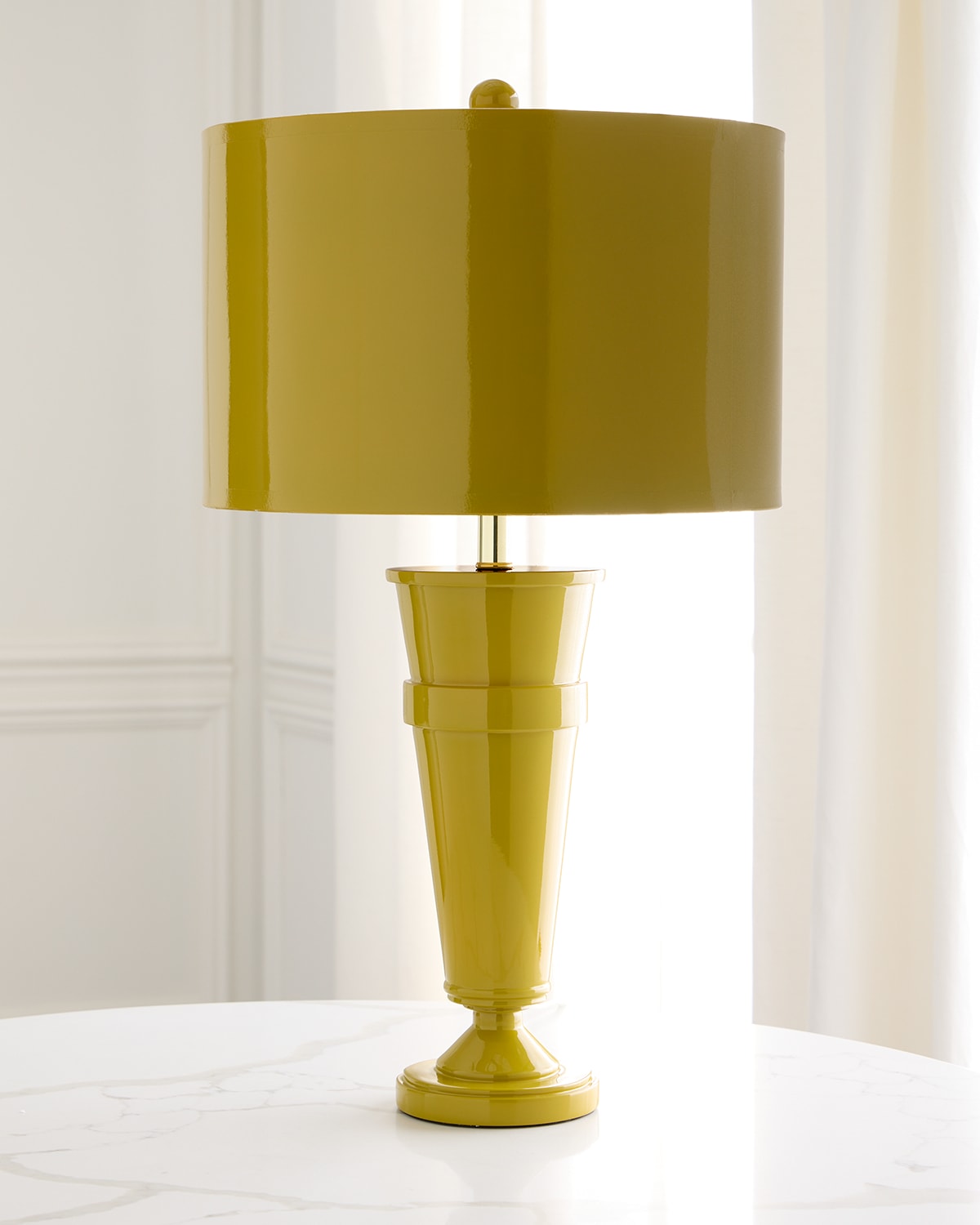 Couture Lamps Teinte 31" Table Lamp In Yellow