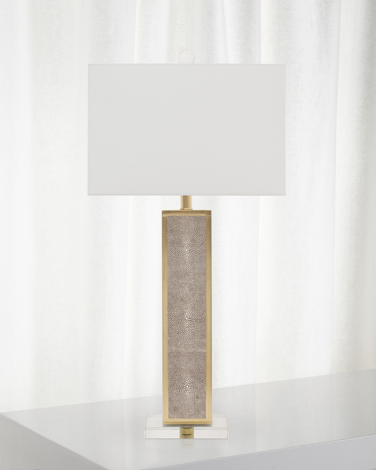 Couture Lamps Blair 32" Faux Shagreen Table Lamp