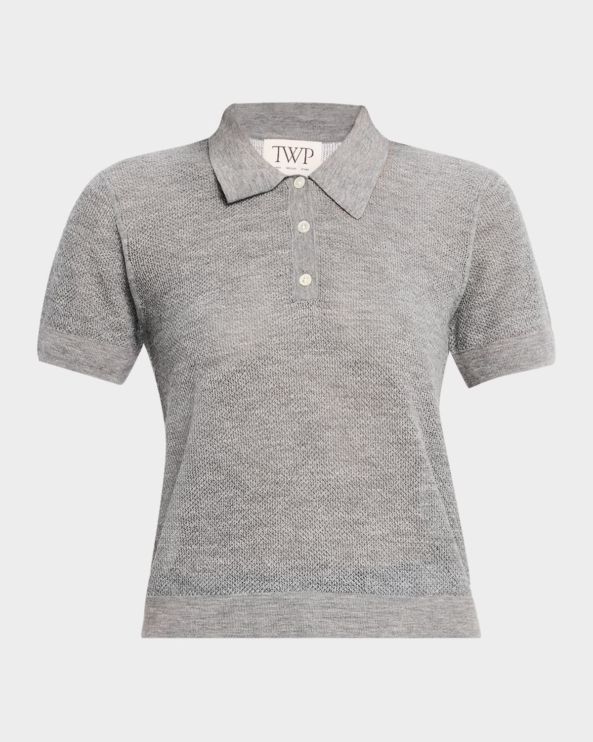 TWP Gauze Cashmere Polo