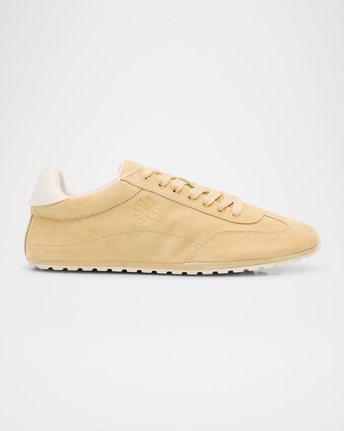 Tory Burch Field Leather And Suede Low-top Sneakers In Multi