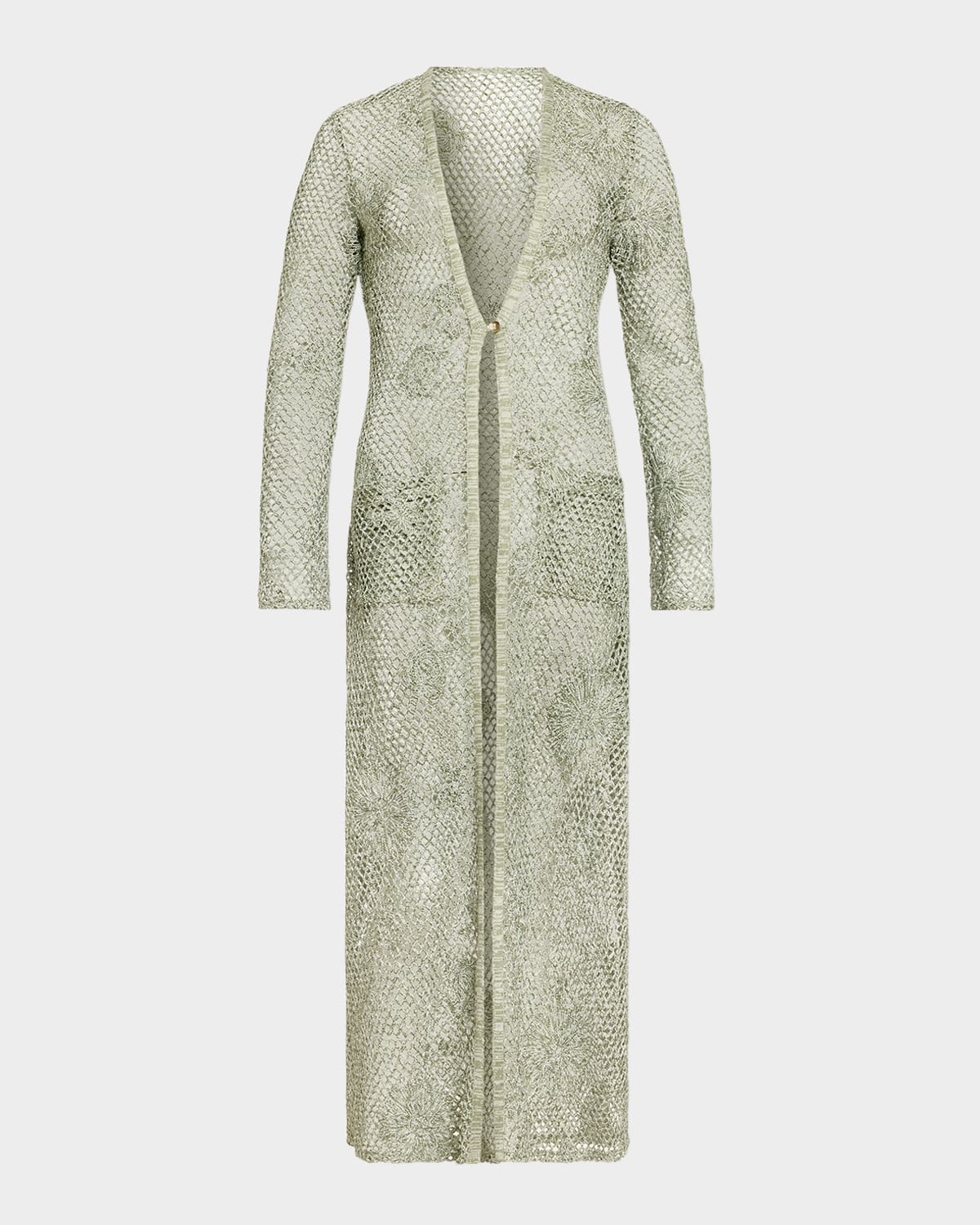Liana Crochet-Knit Duster
