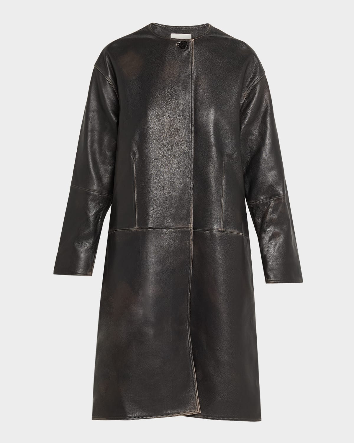 Simkhai Autumn Leather Jacket In Black