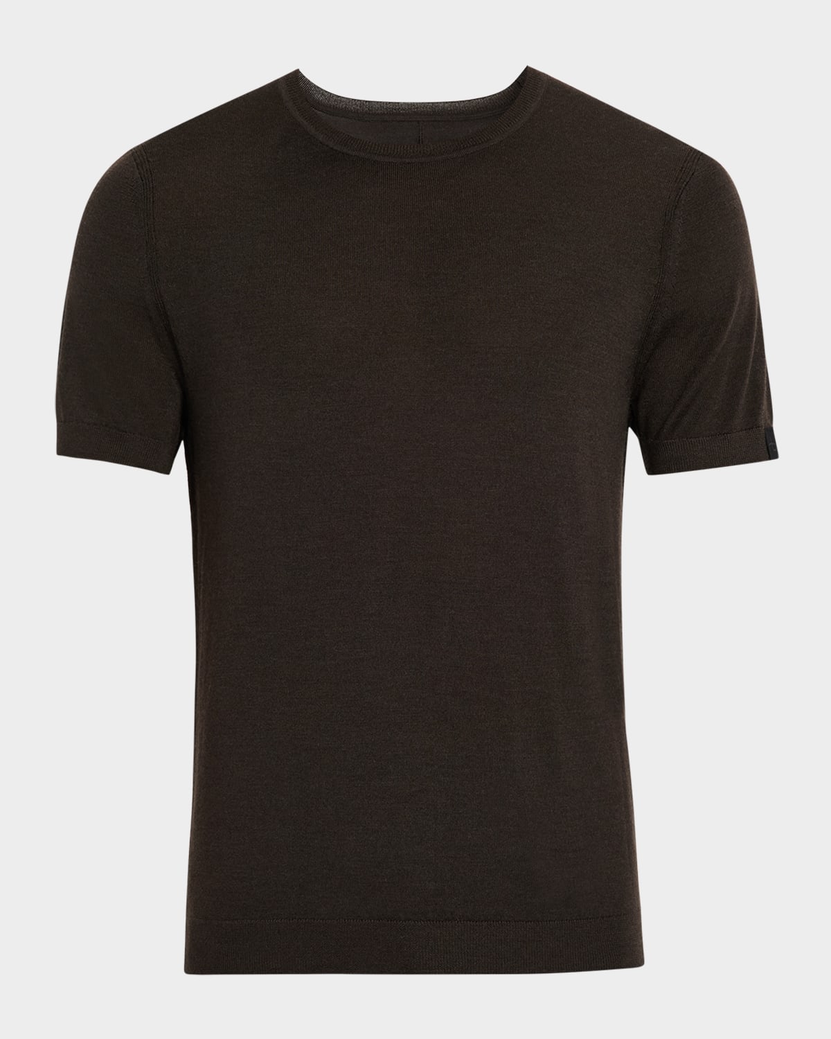 Rag & Bone Men's Aulton Knit Crewneck T-shirt In Brown