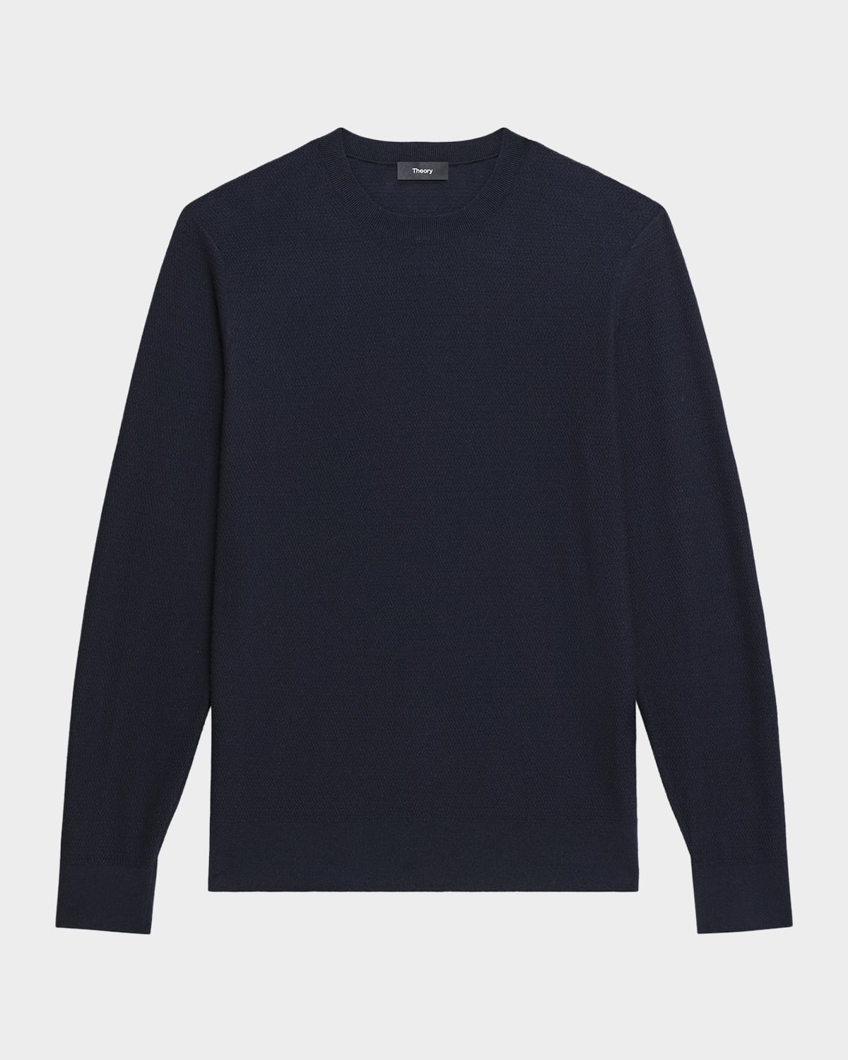 Theory Men's Riland Crewneck Sweater In Blue