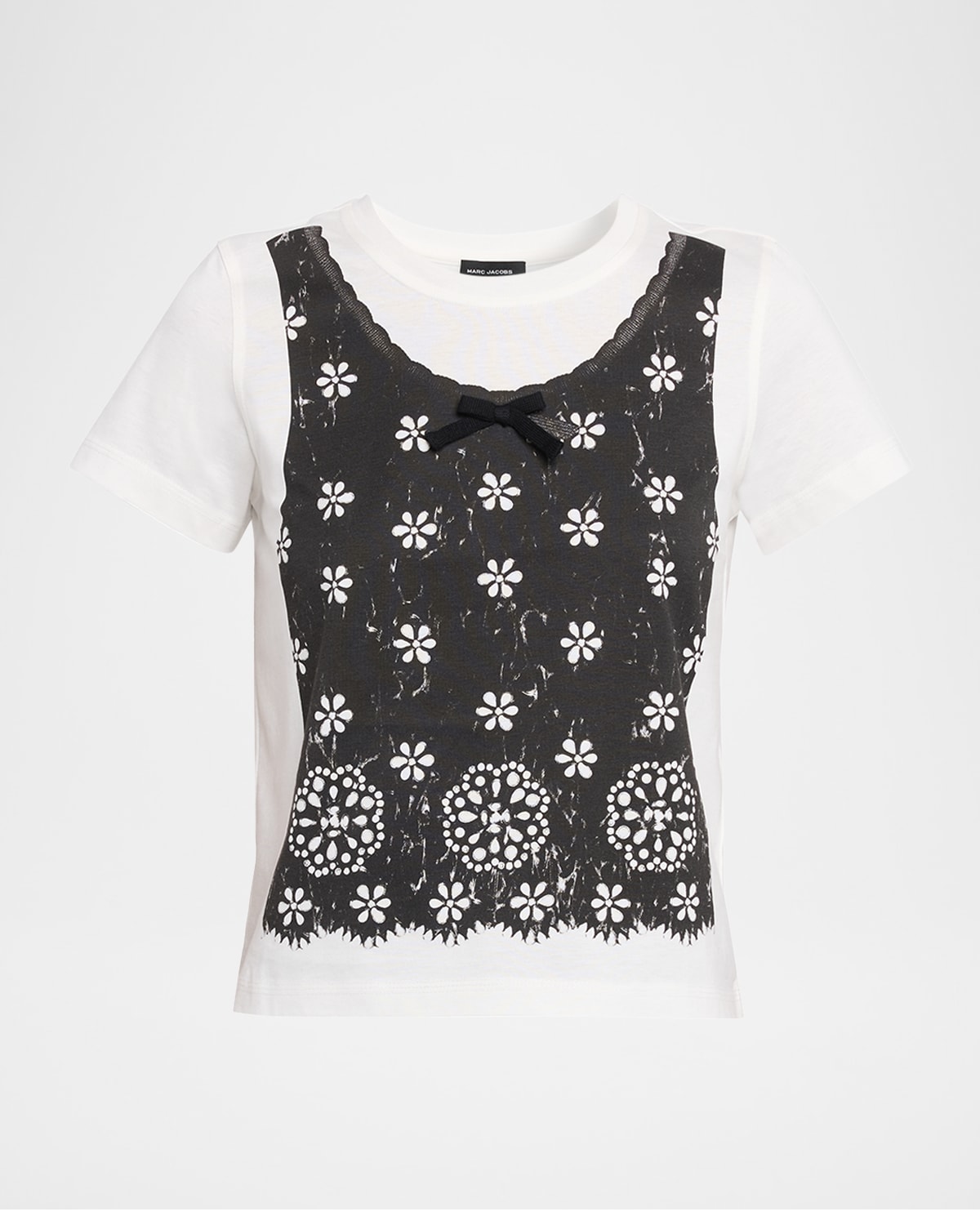 Marc Jacobs Top-print Cotton T-shirt In Multi