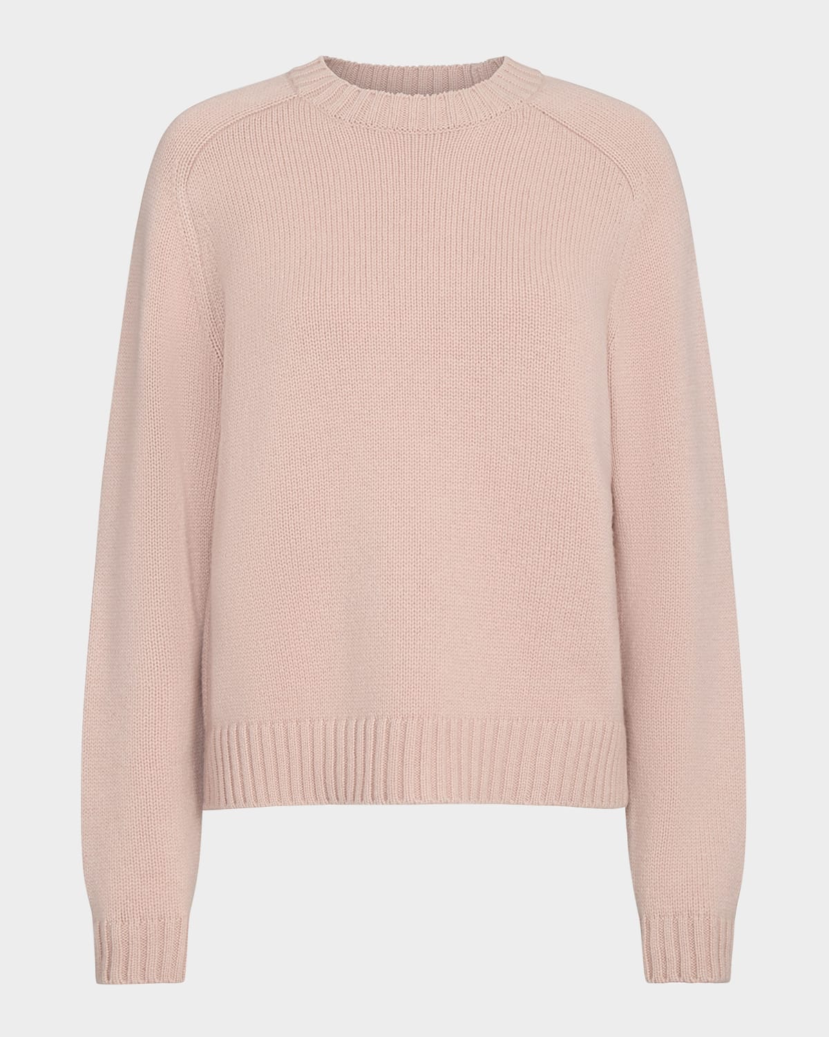Twp New Jill Crewneck Cashmere Pullover In Pink