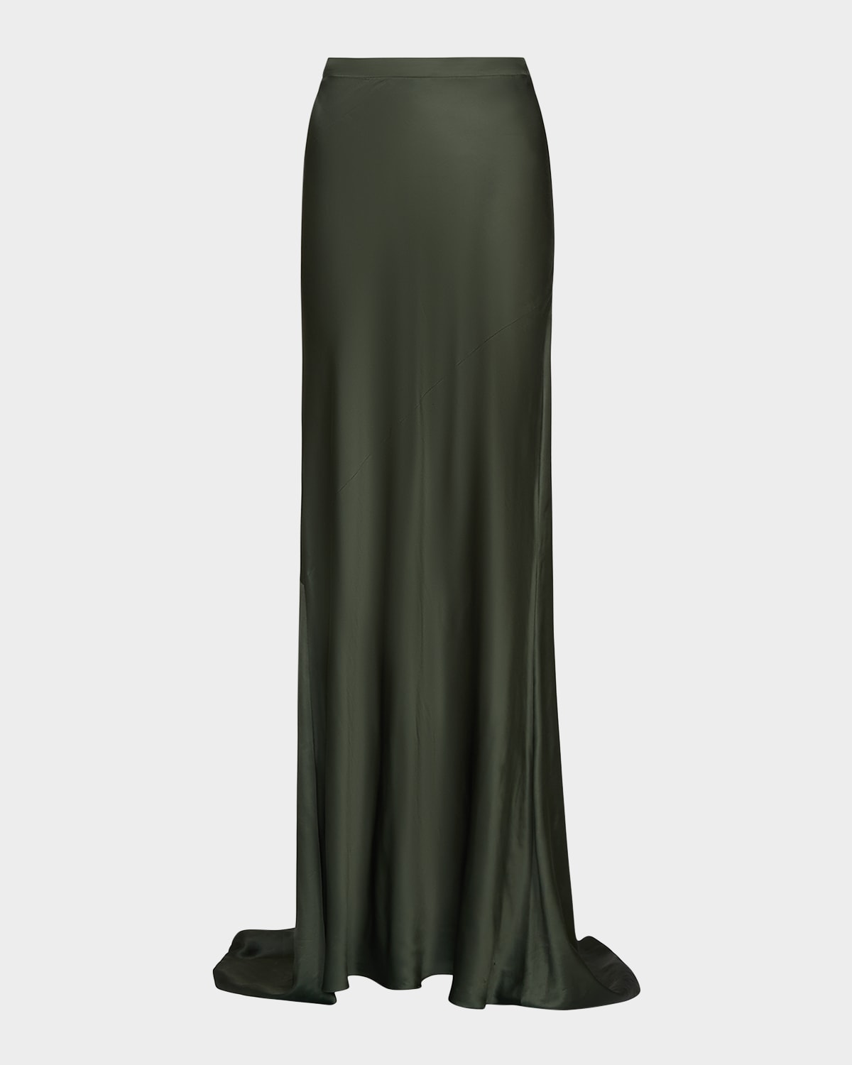 Twp My Endless Love Satin Maxi Skirt In Brown