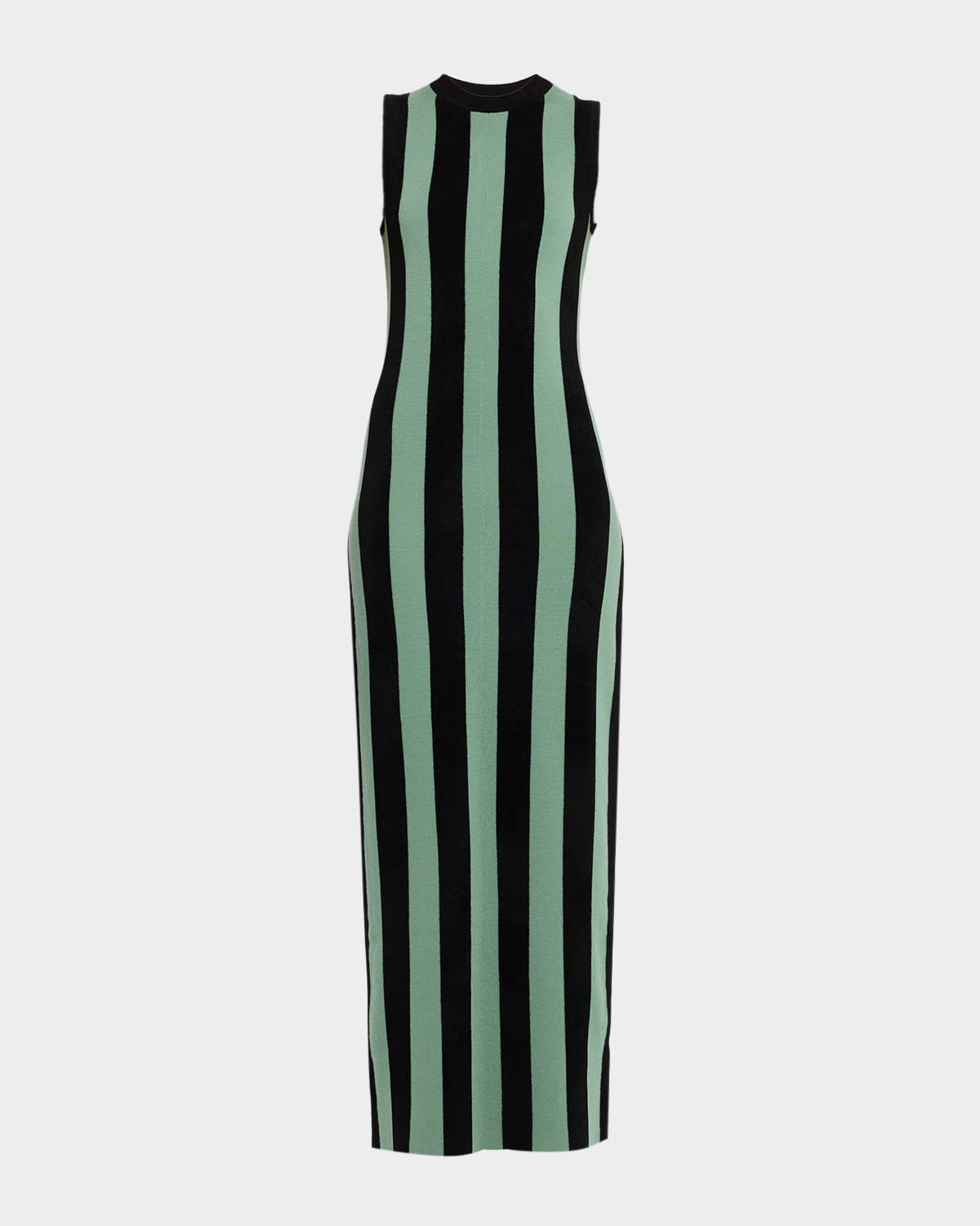Zankov Jeanne Strapless Striped Maxi Dress In Multi