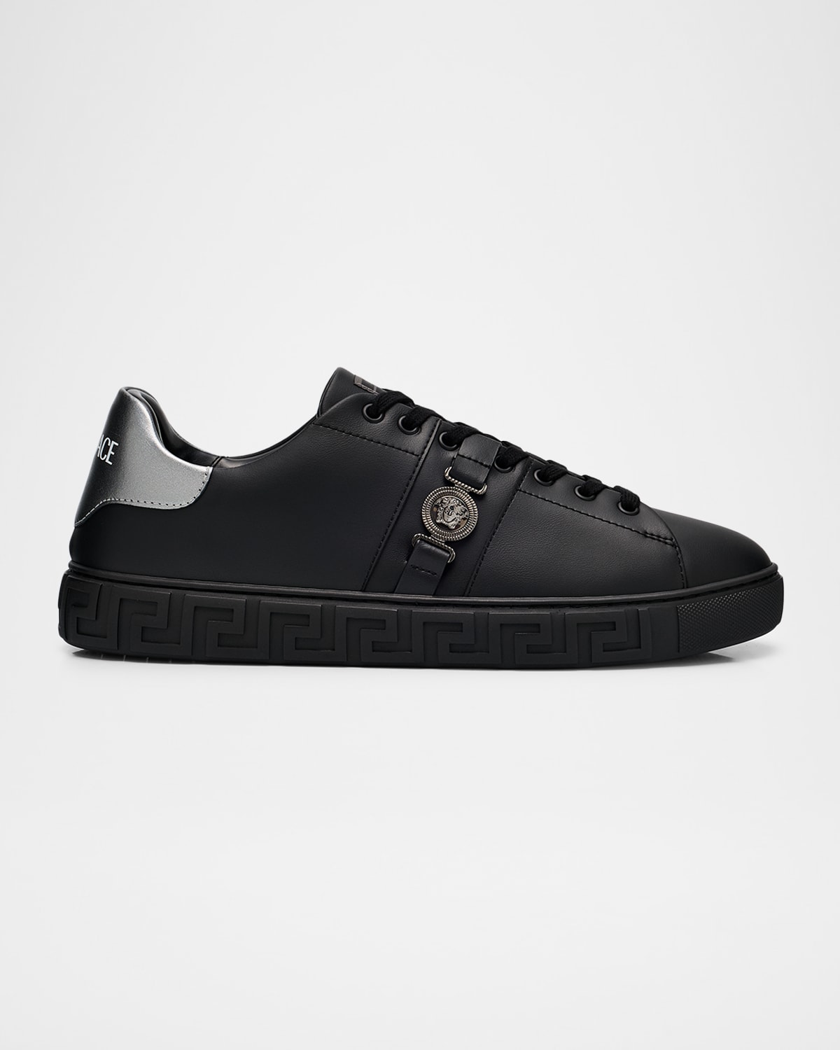 Versace Men 's Medusa Biggie Greca Low-Top Sneakers
