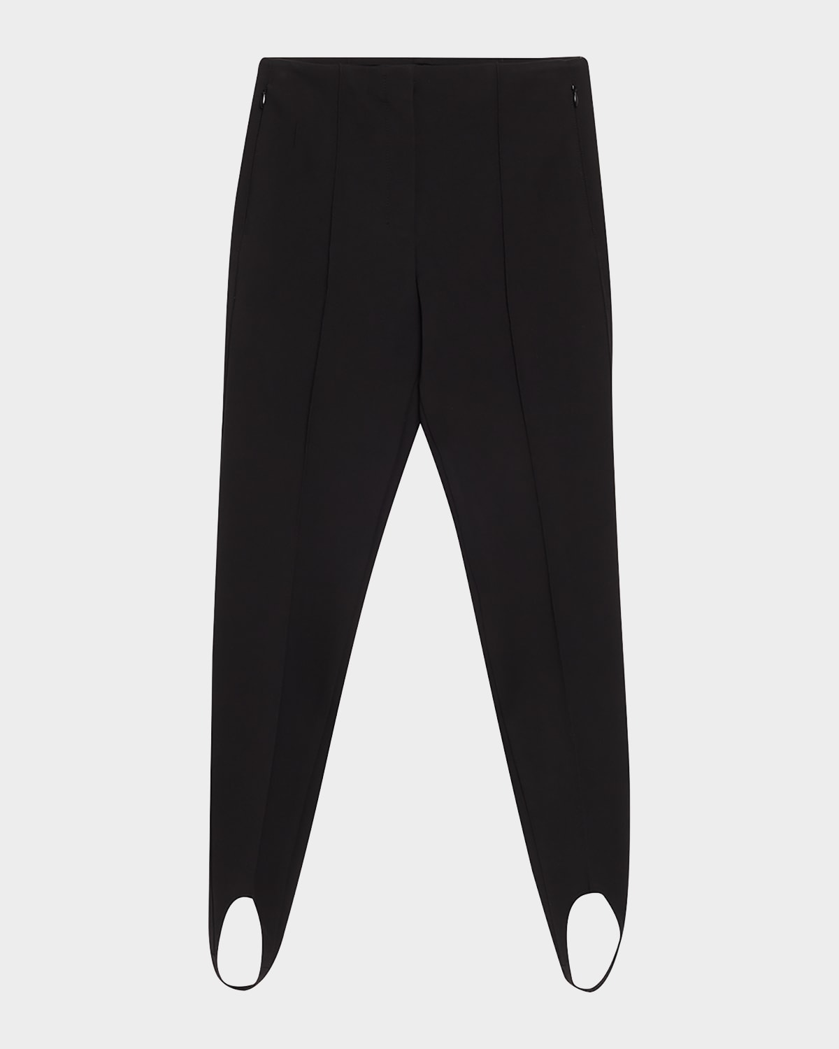 Theory Slim-fit Stirrup Pants In Black