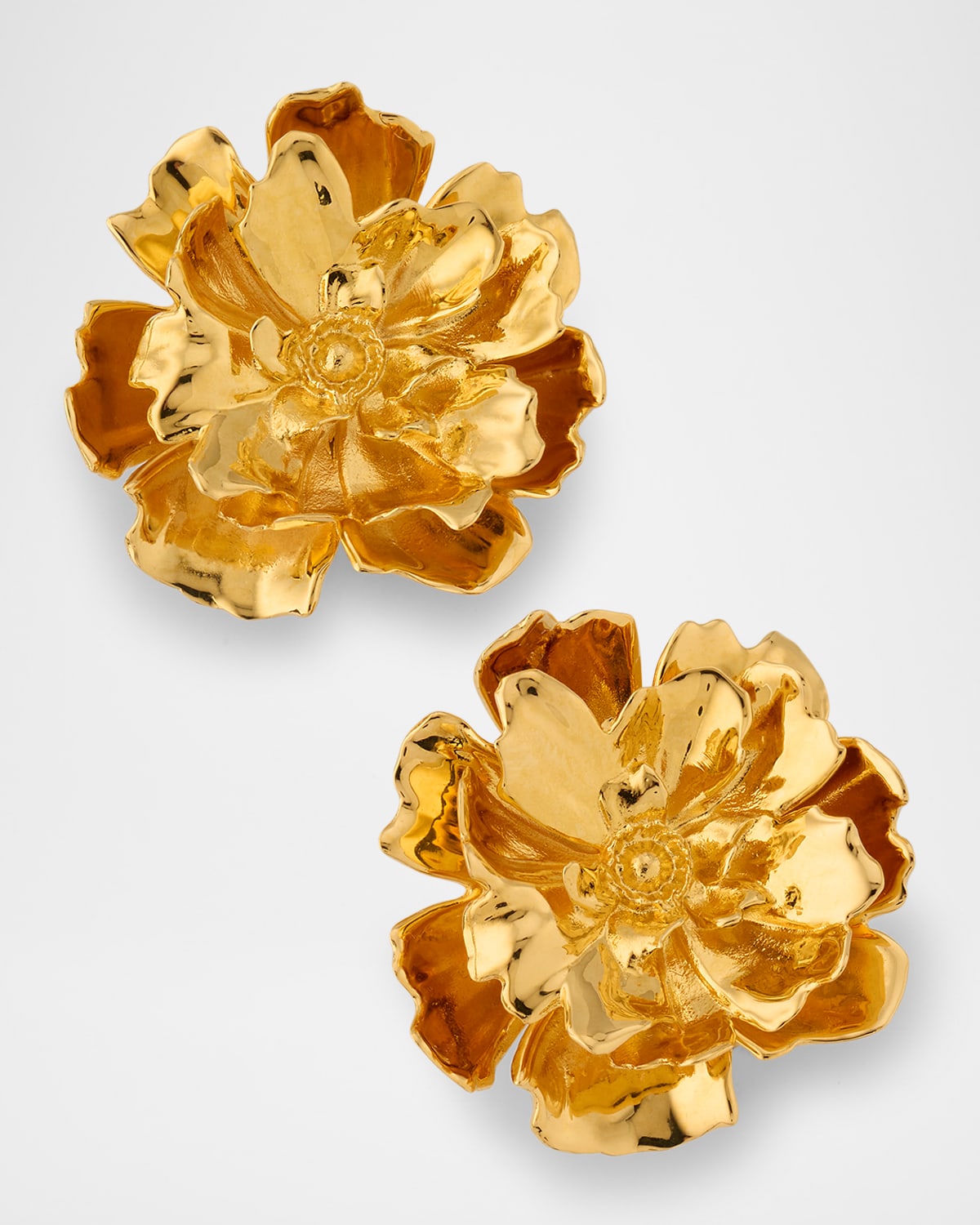 Small Peony Stud Earrings