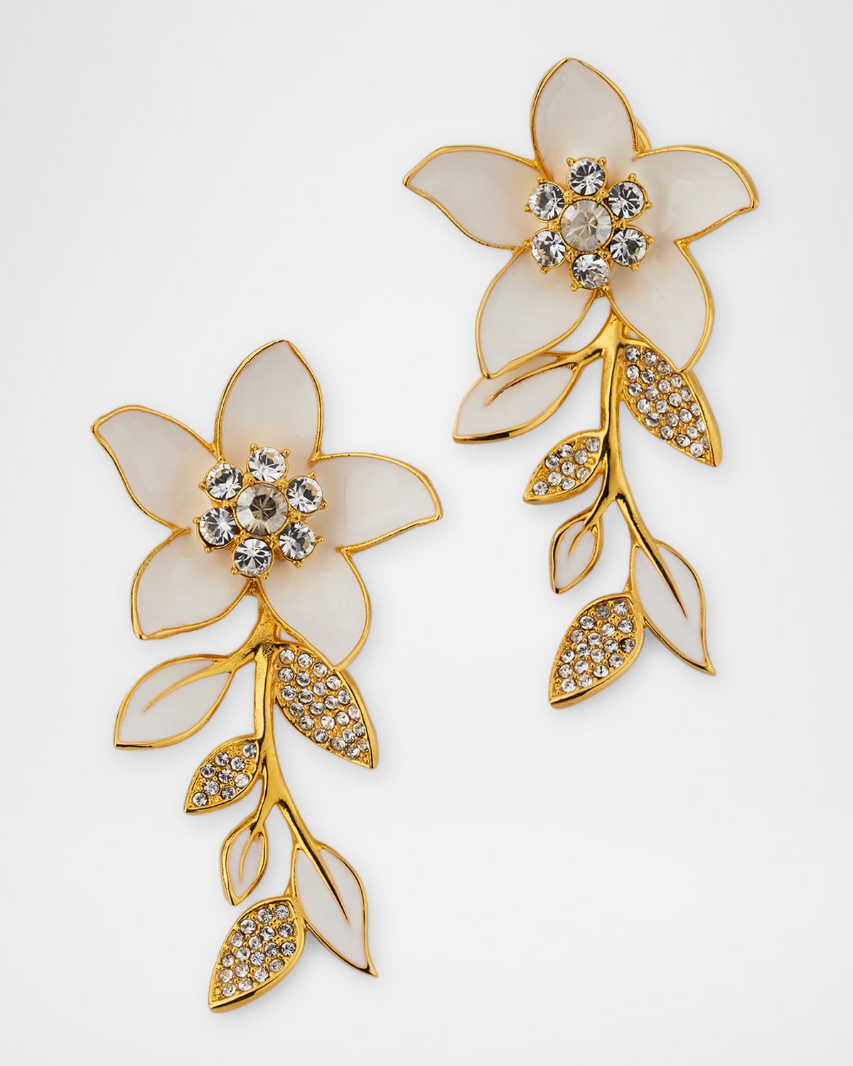 Jasmin Enamel Earrings