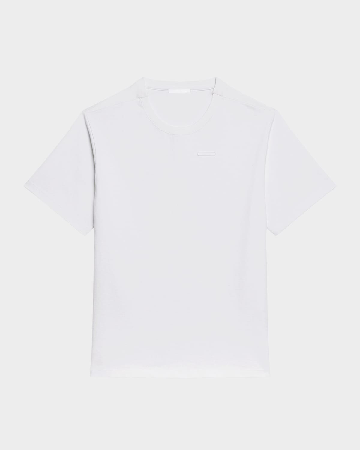Helmut Lang Men's Classic Rib Knit T Shirt In White