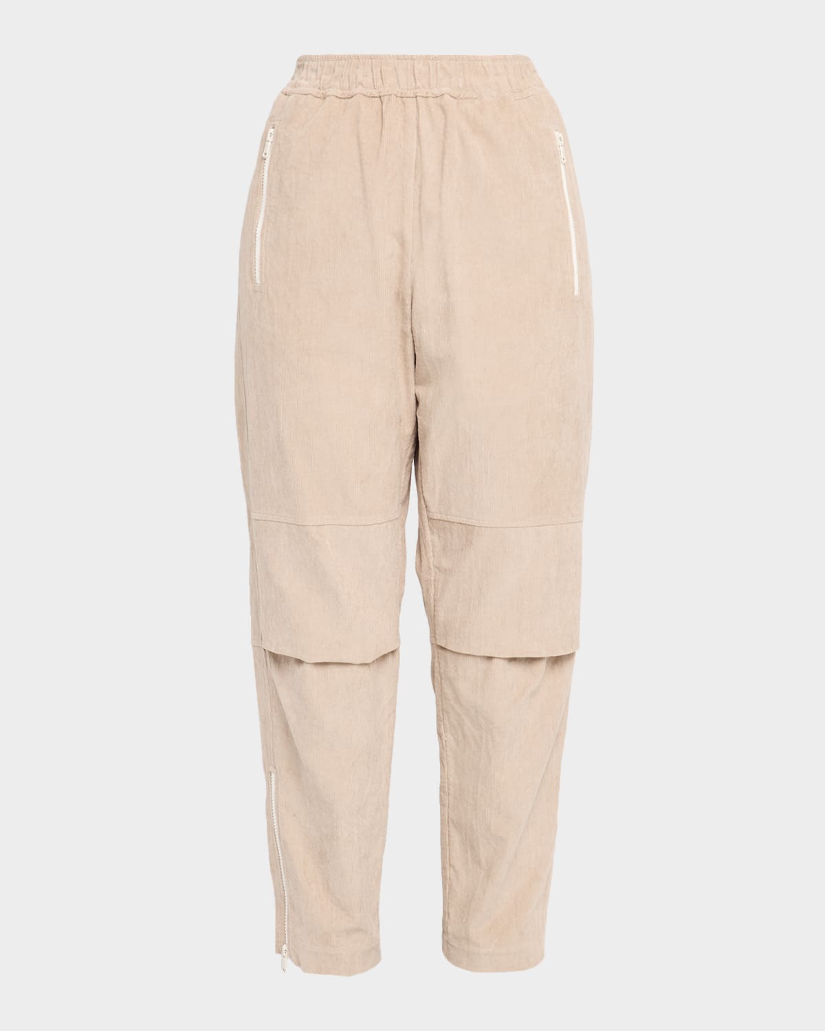 Brunello Cucinelli Corduroy Tapered-Leg Pull-On Pants