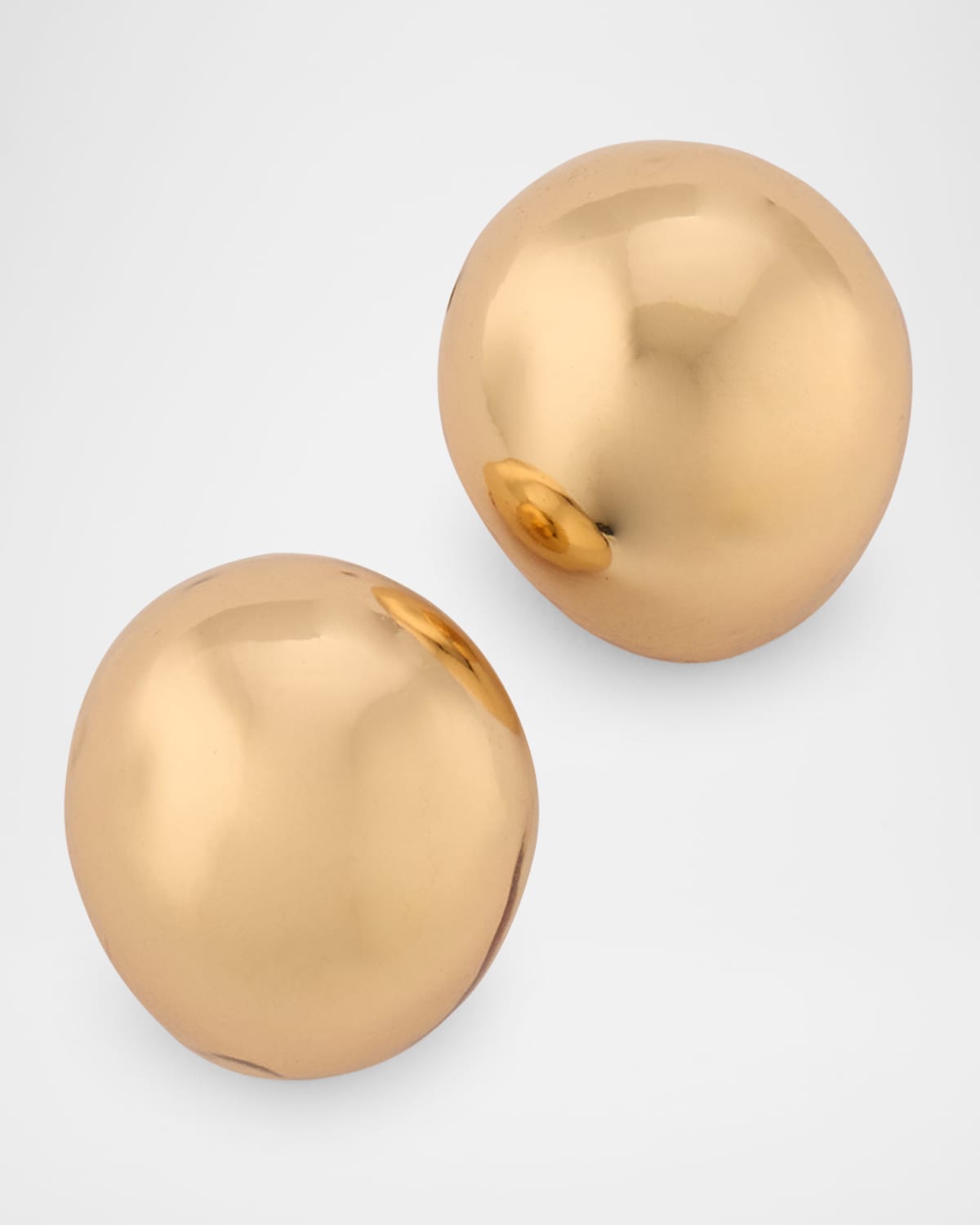 BaubleBar Manon Gold Dome Earrings