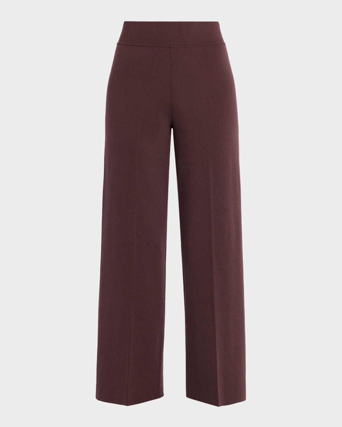 TSE Cashmere High-Rise Straight Culotte Pants