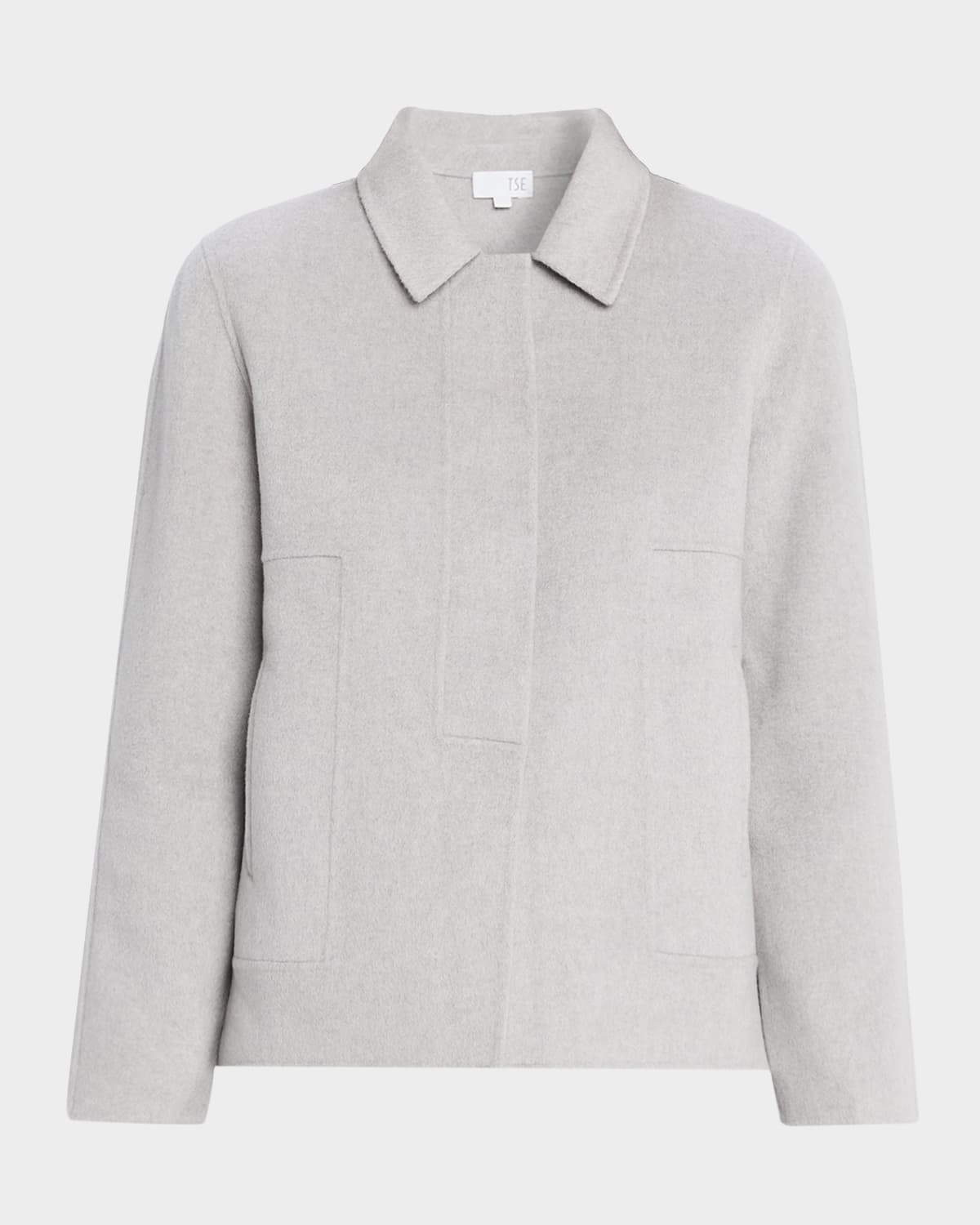 TSE Cashmere Double-Faced Cashmere Short Jacket