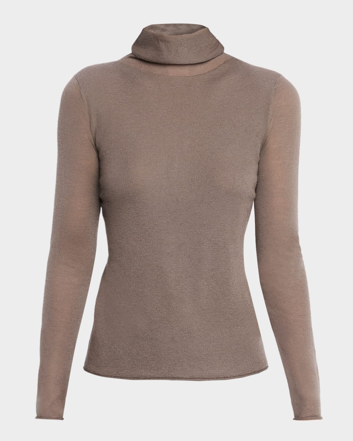 Tse Cashmere Featherweight Cashmere Turtleneck In Brown