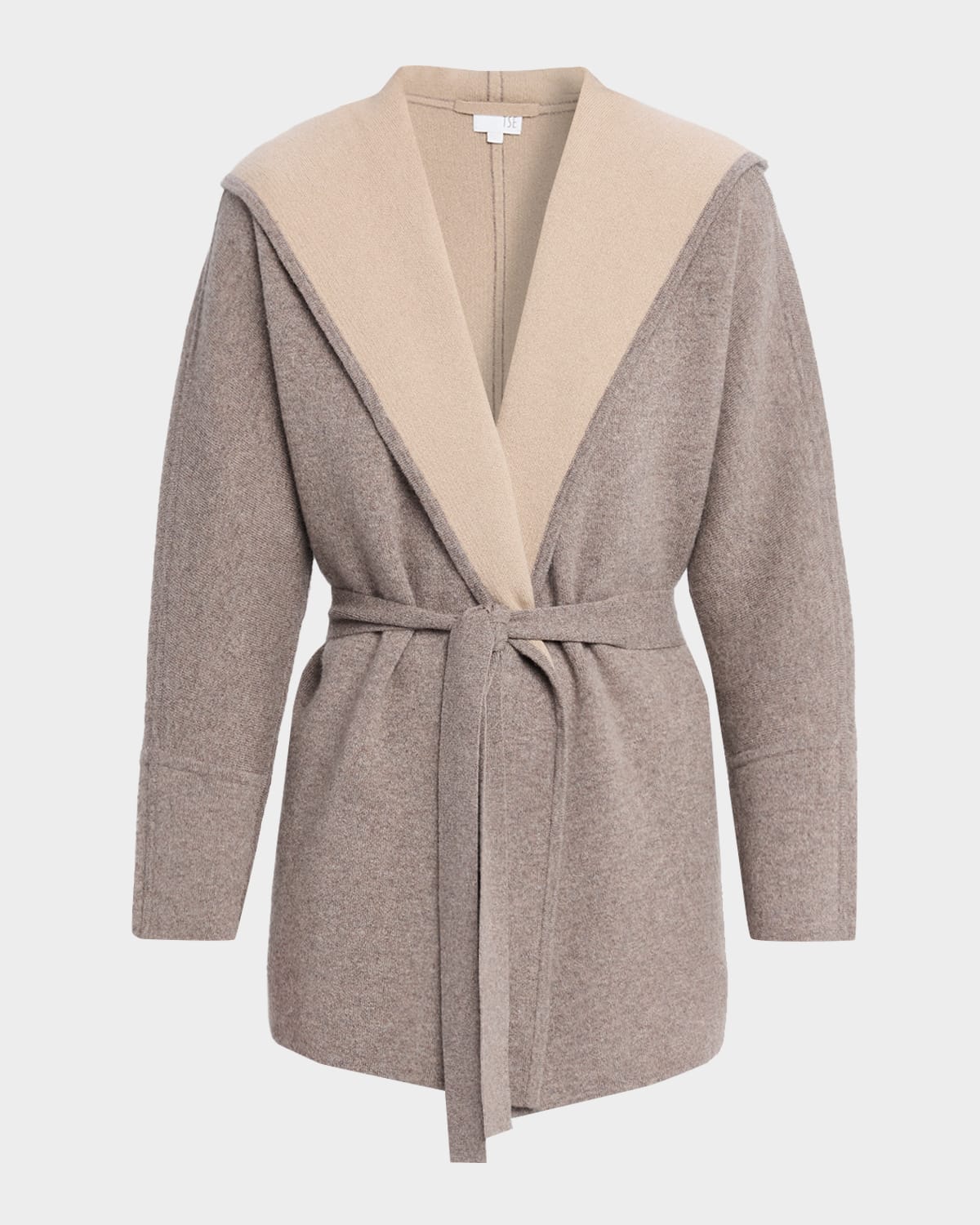 Tse Cashmere Cashmere Reversible Hooded Cardigan In Neutral