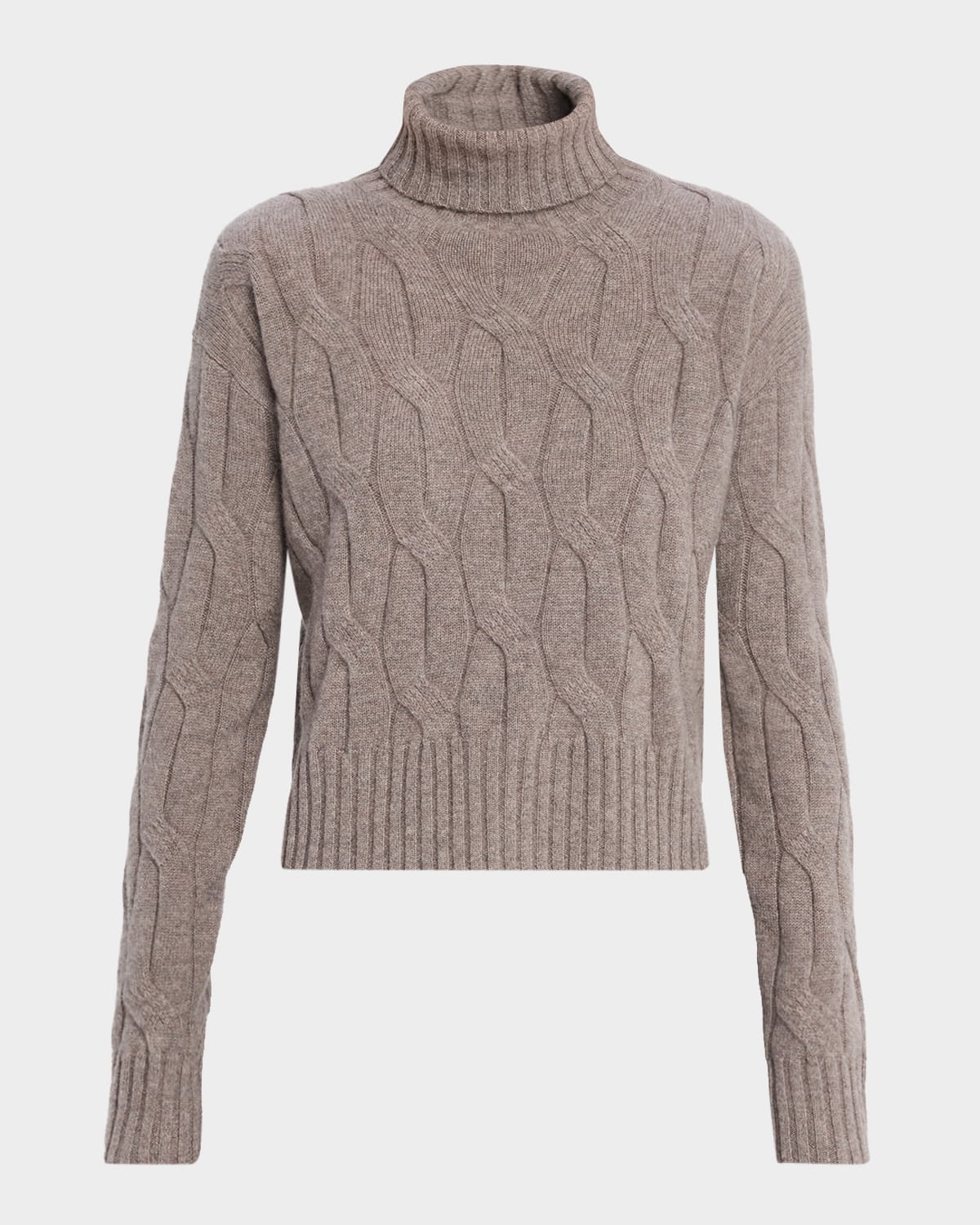 TSE Cashmere Cashmere Cable-Knit Turtleneck