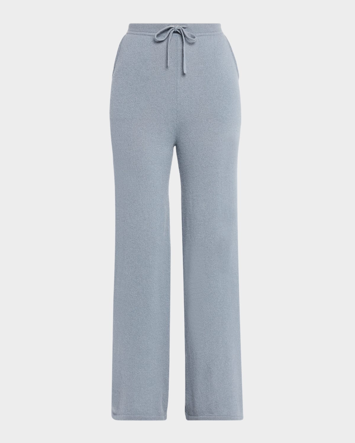 Tse Cashmere Cashmere Straight-leg Pants In Silver