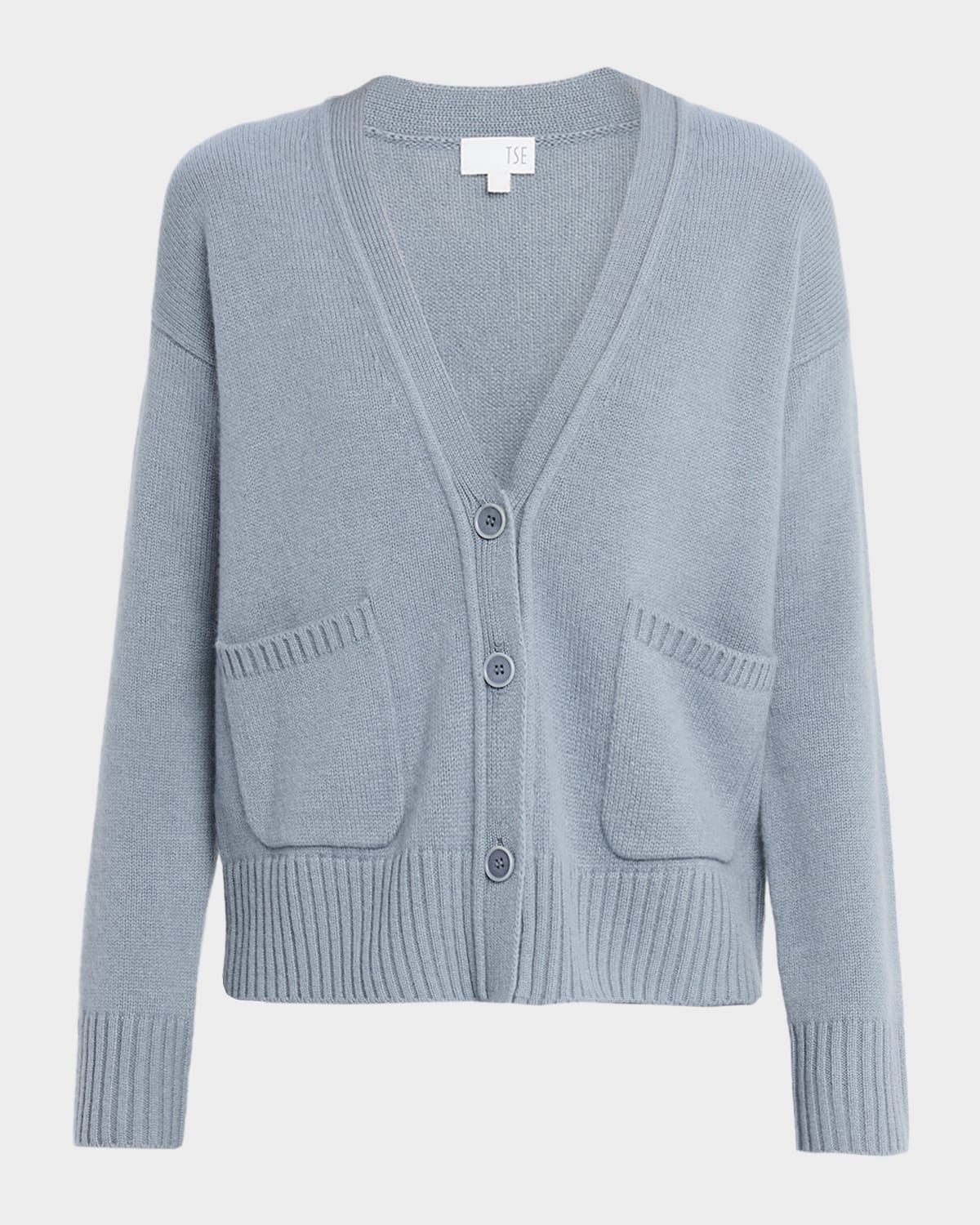 Tse Cashmere Heavy Jersey Cashmere Cardigan In Multi