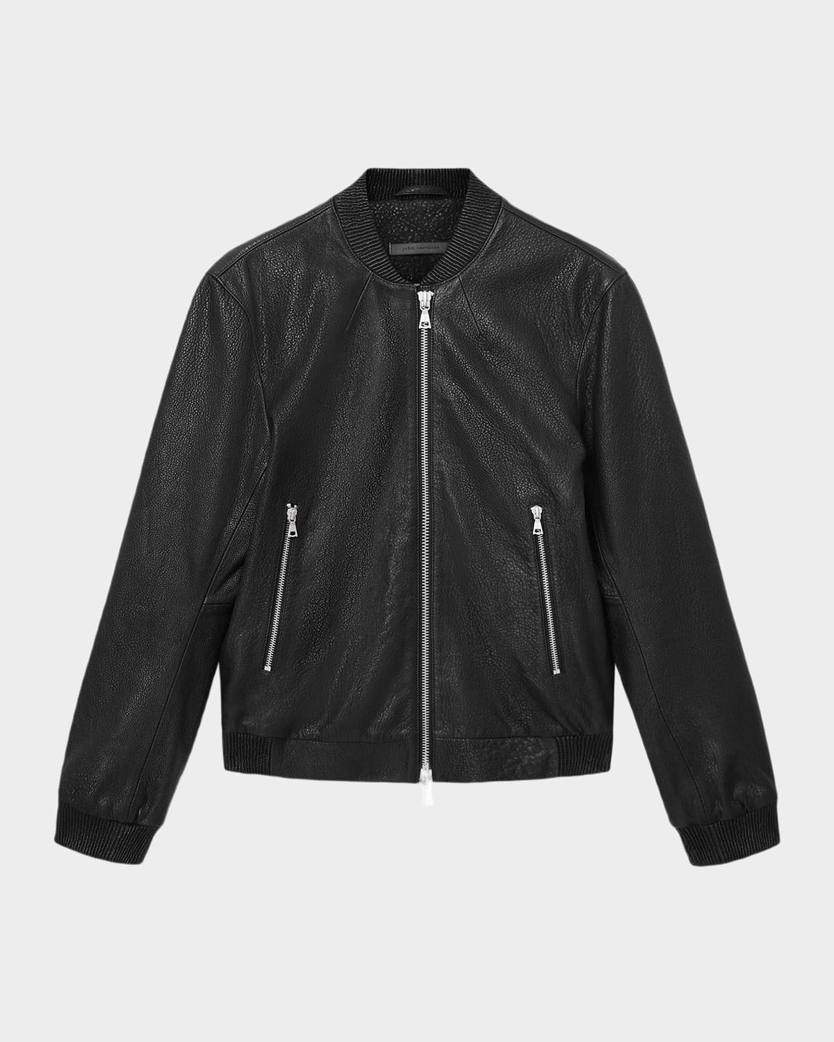 John Varvatos Men's Xavier Leather Bomber Jacket