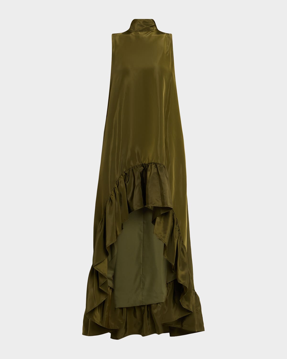 One33 Social Taffeta Ruffle High-low Gown