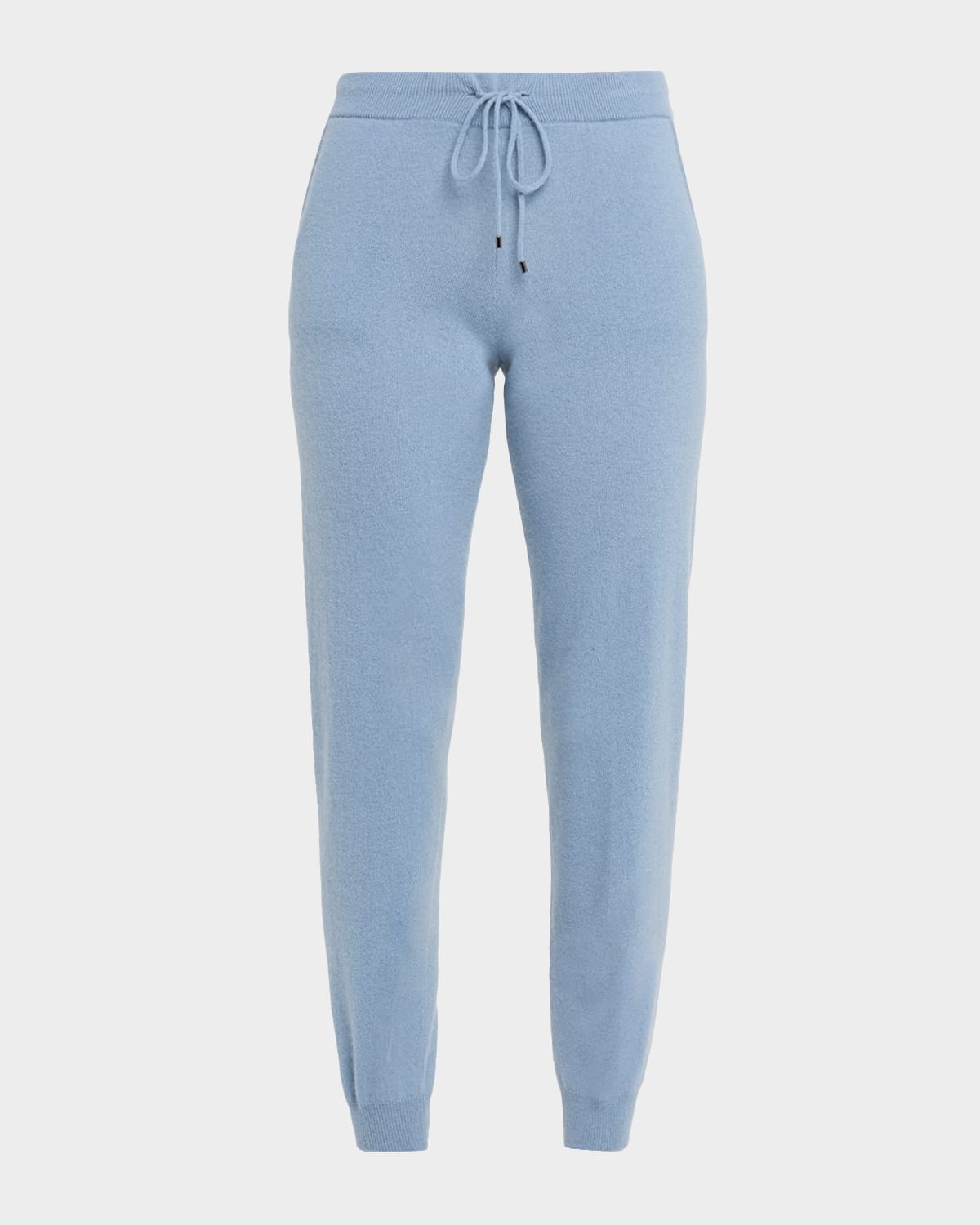 Neiman Marcus Cashmere Drawstring Jogger Pants In Multi