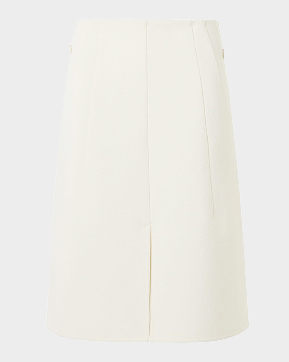 Akris Double-face Cotton Knee-length Skirt In Sand