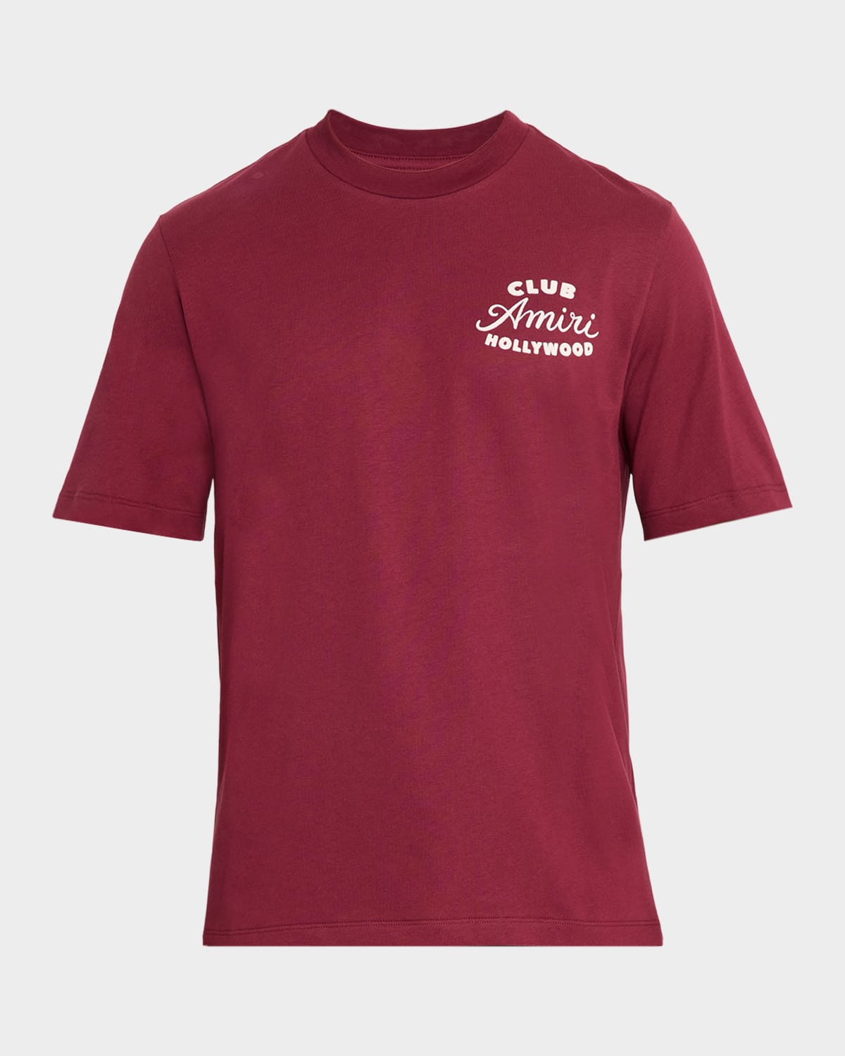 Amiri Men's Club  Hollywood Cotton T-shirt In Red