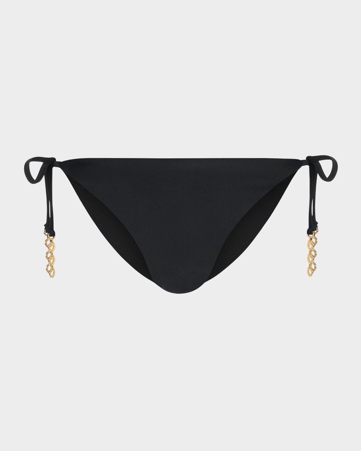 Ramy Brook Heather Tie-side Bikini Bottoms In Black