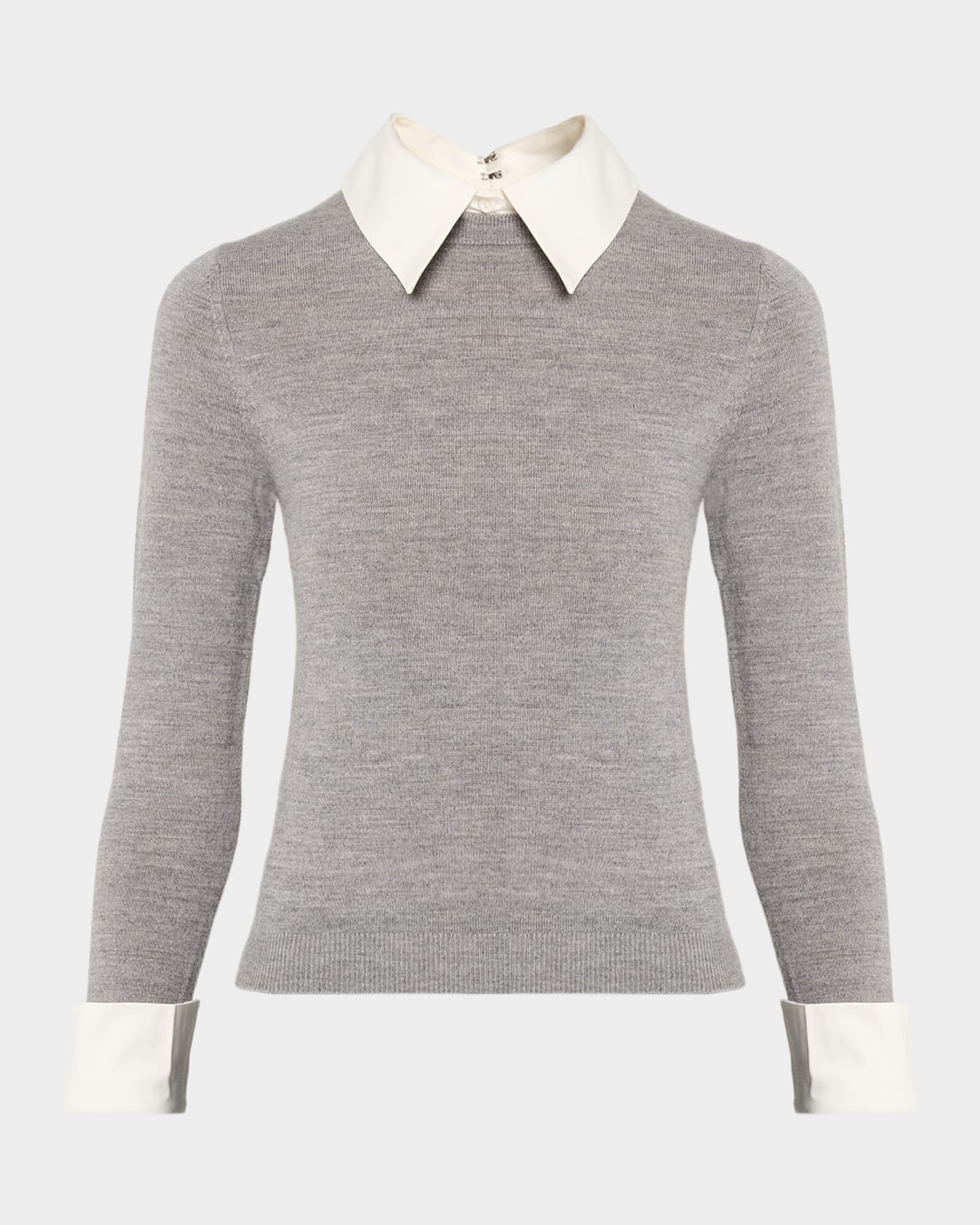 Alice And Olivia Porla Collared Sweater
