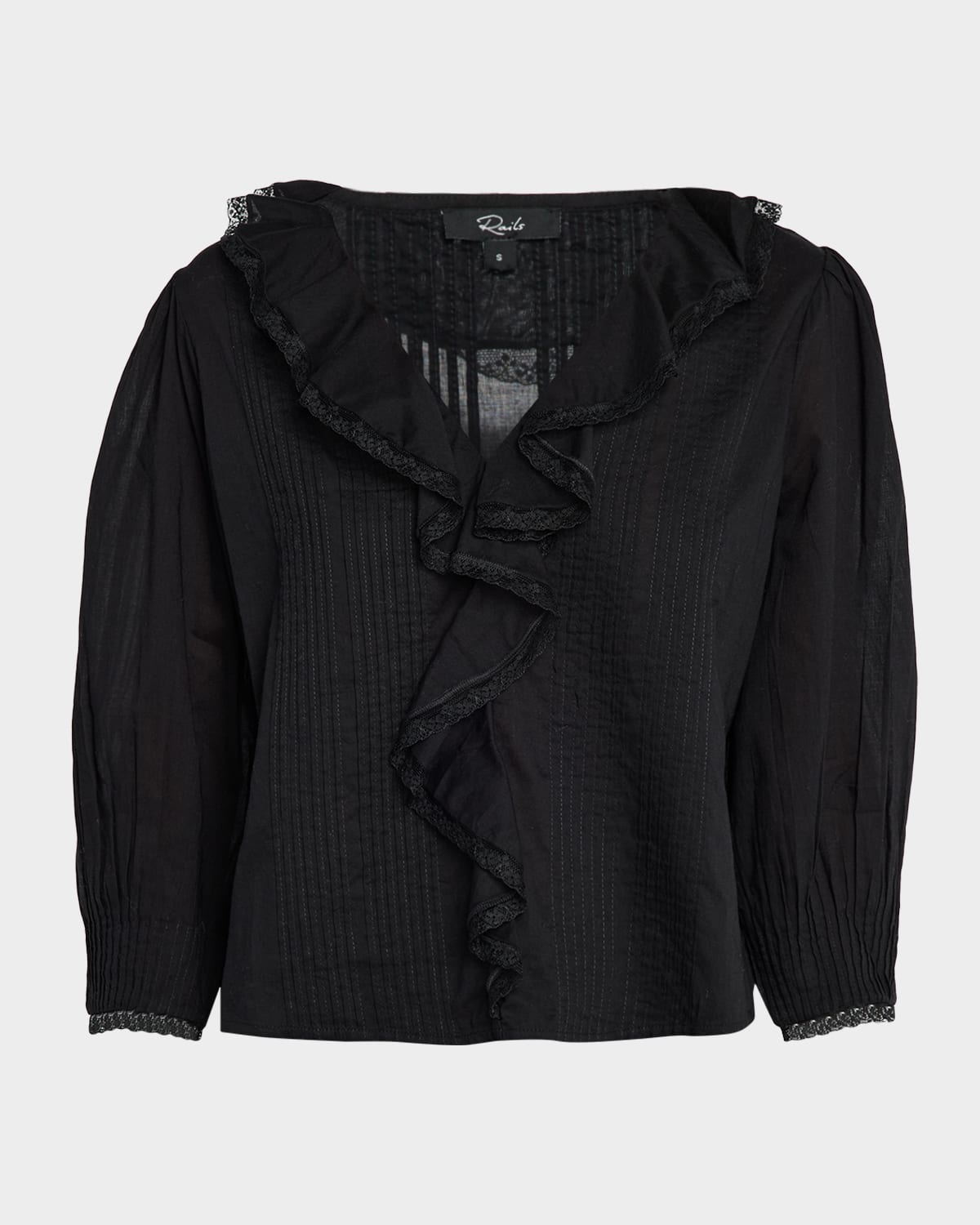 Rails Mare Ruffle Cotton Blouse