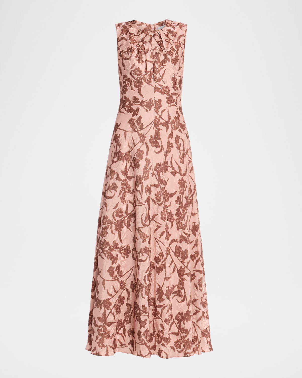 Tanya Taylor Emily Sleeveless Maxi Dress In Brown