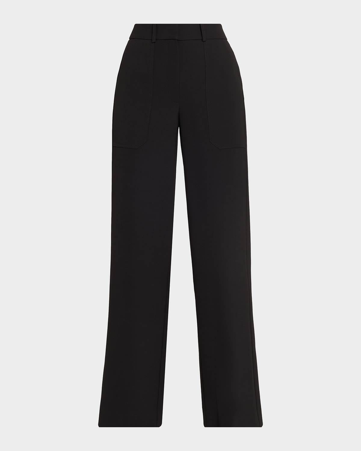 Veronica Beard Cole Wide-leg Pants In Black
