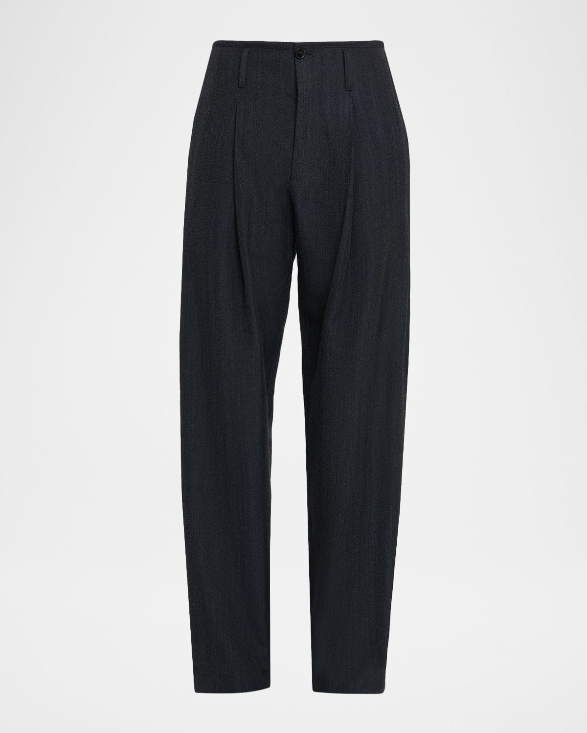 Iro Barissa Wide-leg Herringbone Pants In Blue