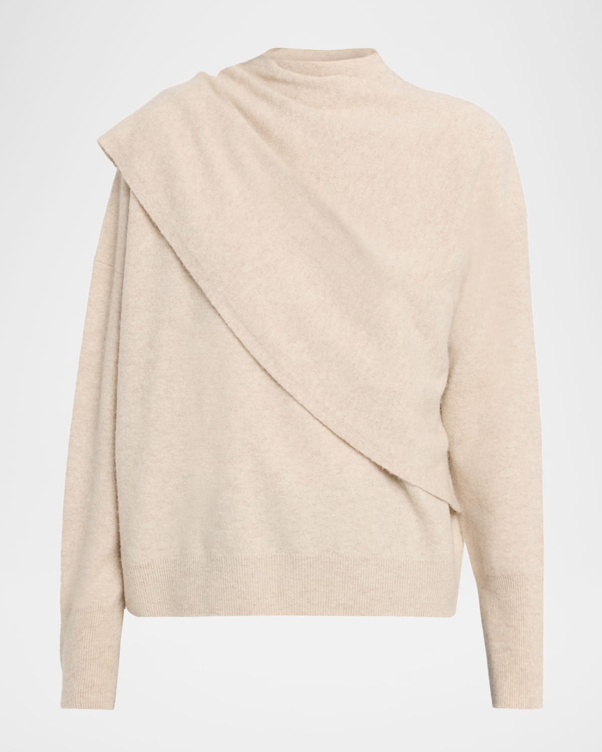 Vince Cashmere-blend Draped Sweater
