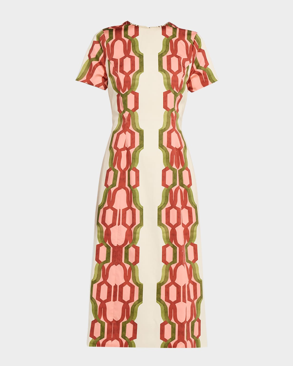 Mestiza New York Hampton Reversible Geometric-Print Midi Dress