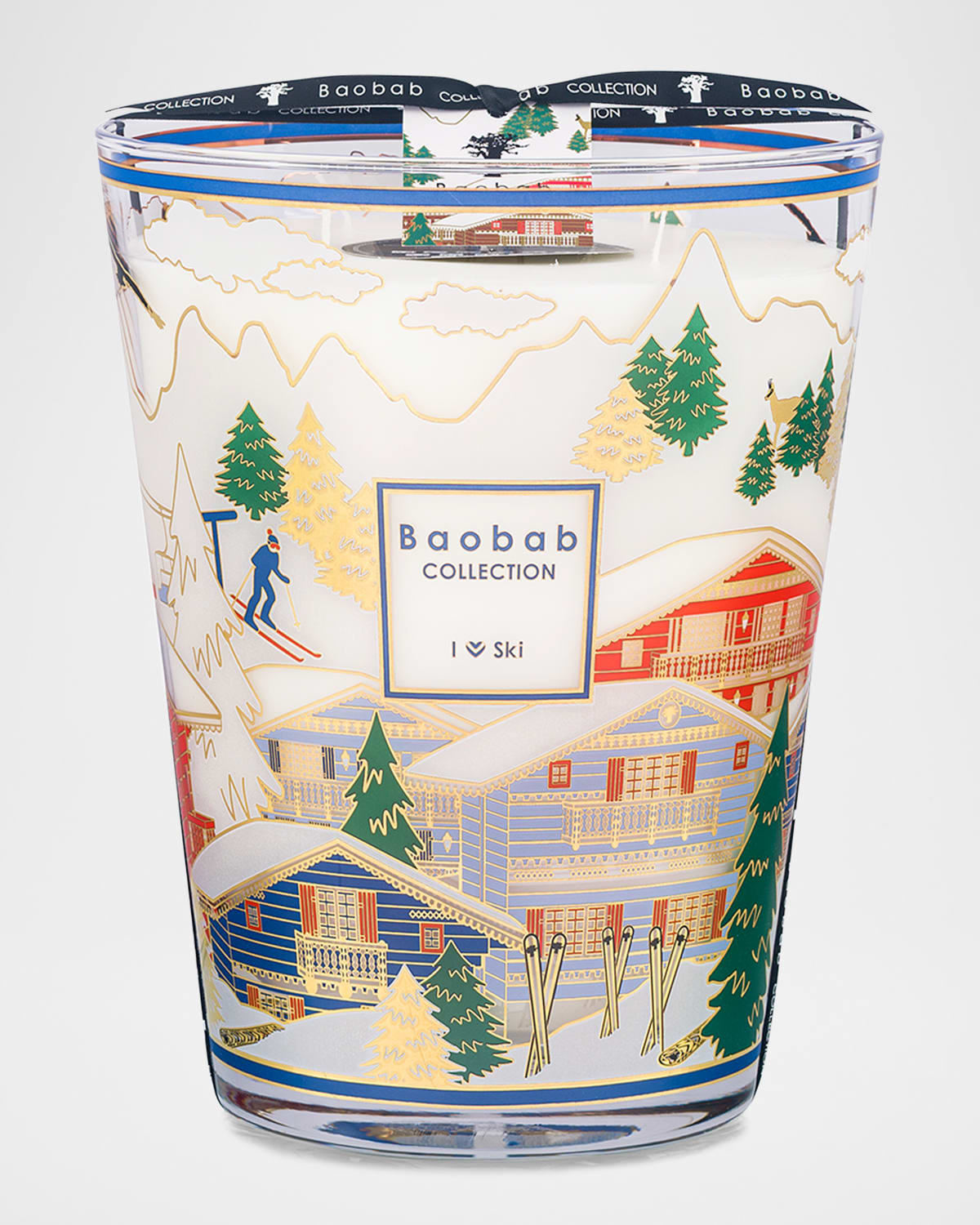 Baobab Collection I Love Ski 2026 5-Wick Max 24 Candle, 5.2 kg