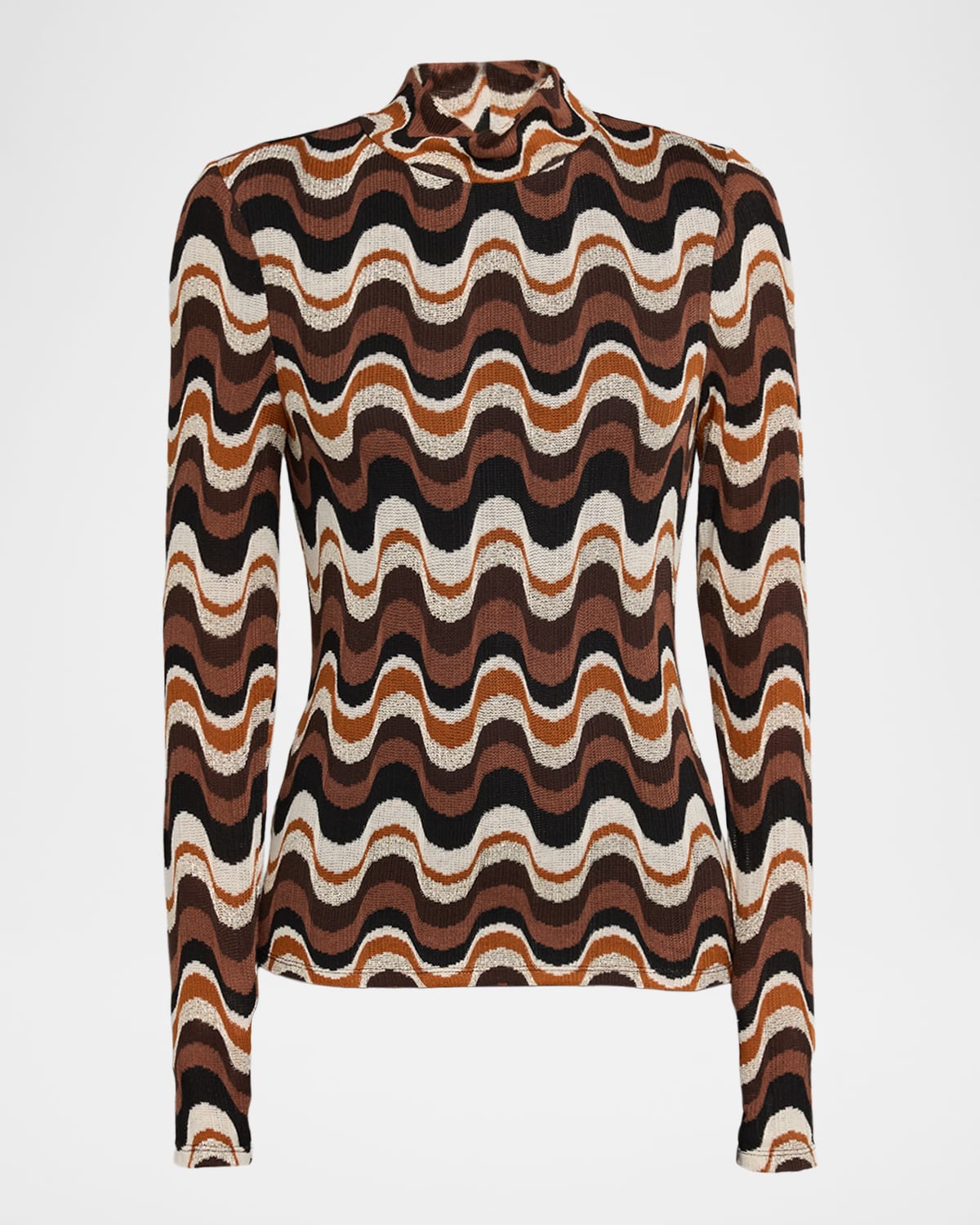 Ramy Brook Swirl Prudence Turtleneck Sweater